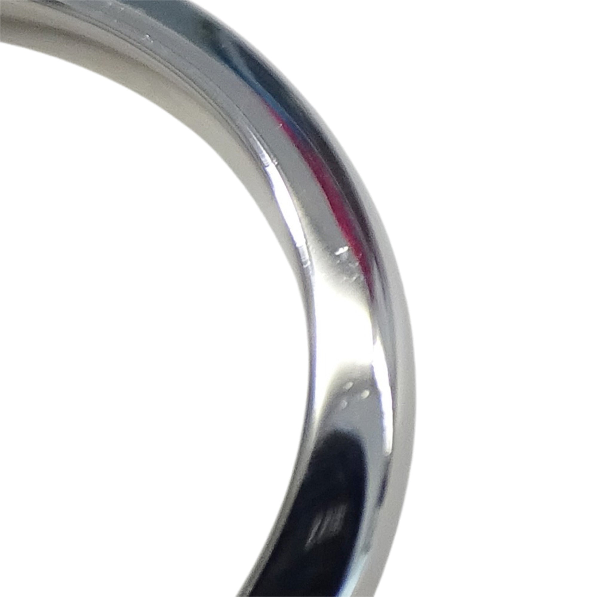 Tiffany Silver Platinum 950 Band Ring (Pre-Owned)