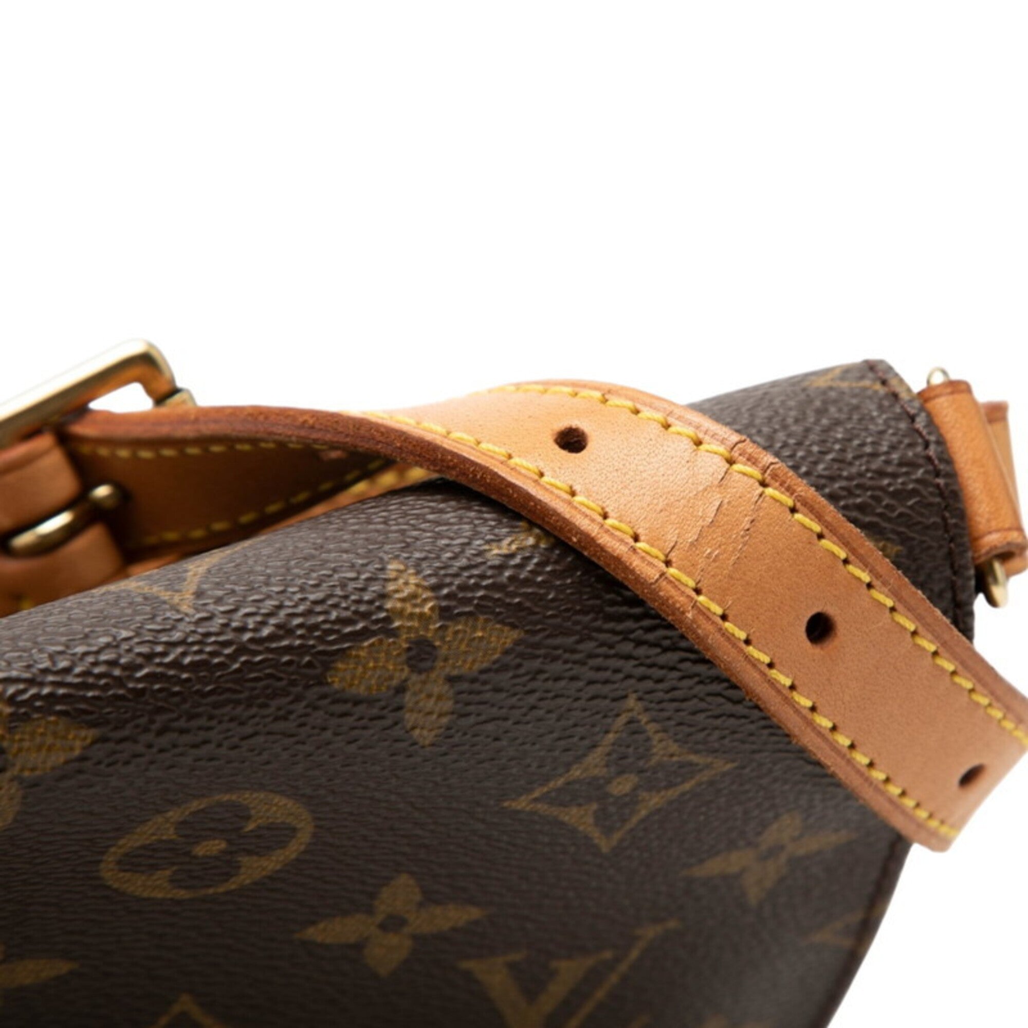 Louis Vuitton Monogram Brown Pvc Leather Shoulder Bag (Pre-Owned)