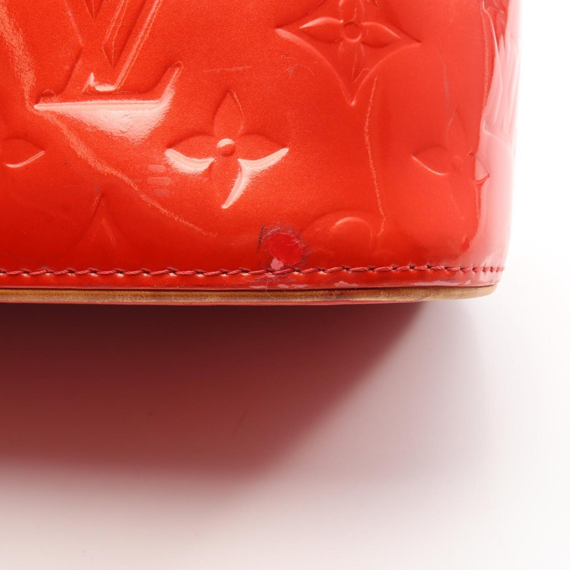 Louis Vuitton Red Color Leather Handbag (Pre-Owned)