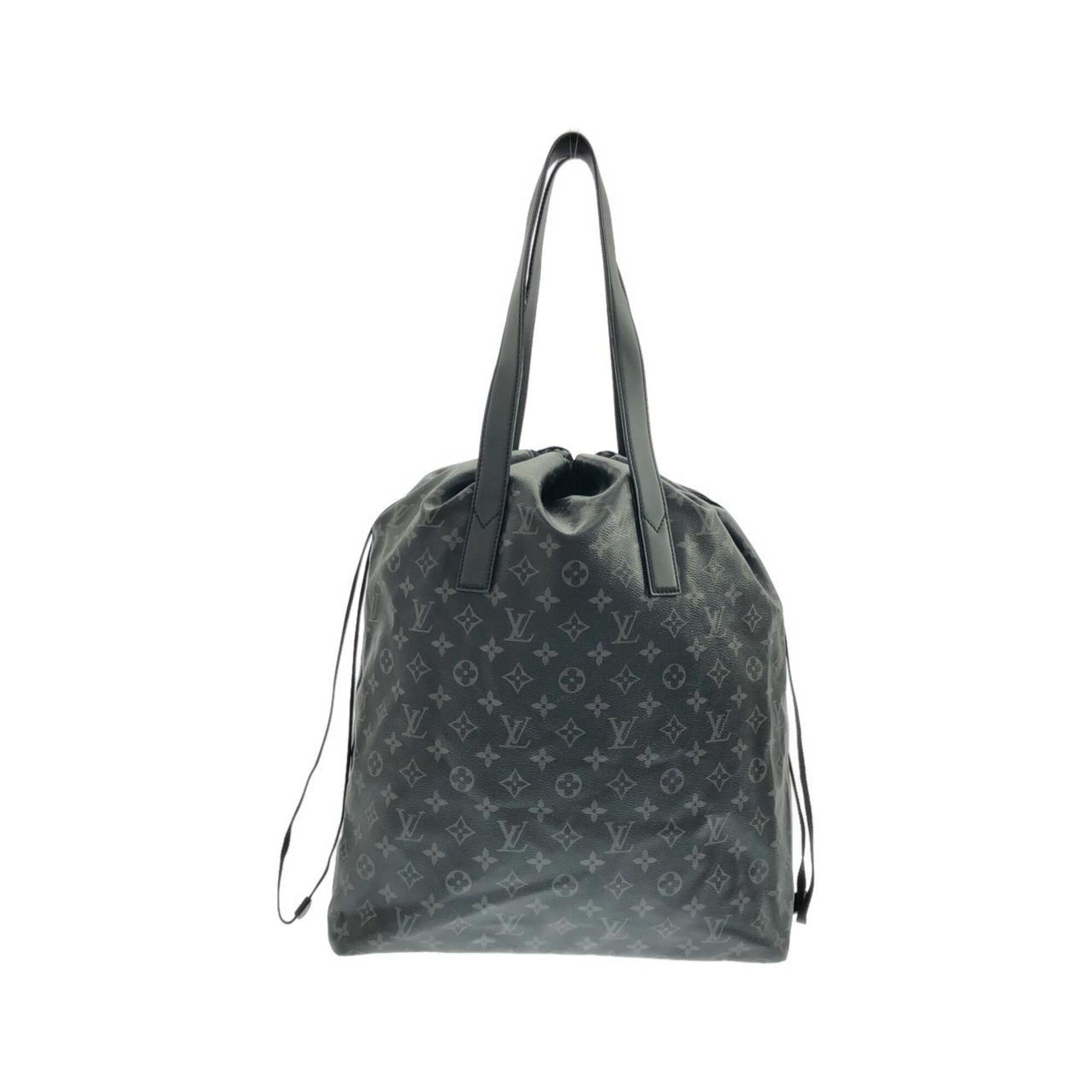 Louis Vuitton Black Coated Canvas Handbag (Pre-Owned)