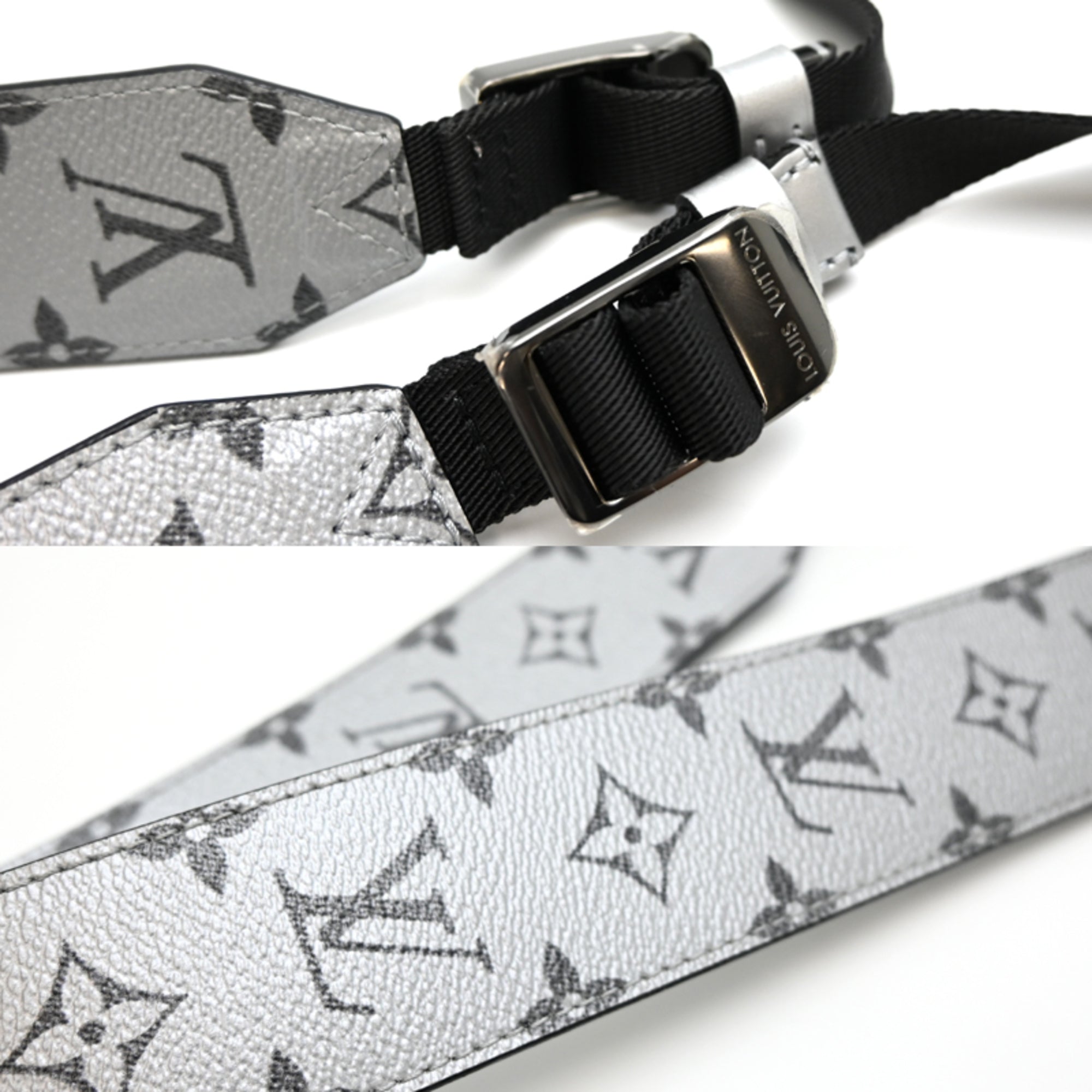 Louis Vuitton Silver Monogram Shoulder Bag (Pre-Owned)