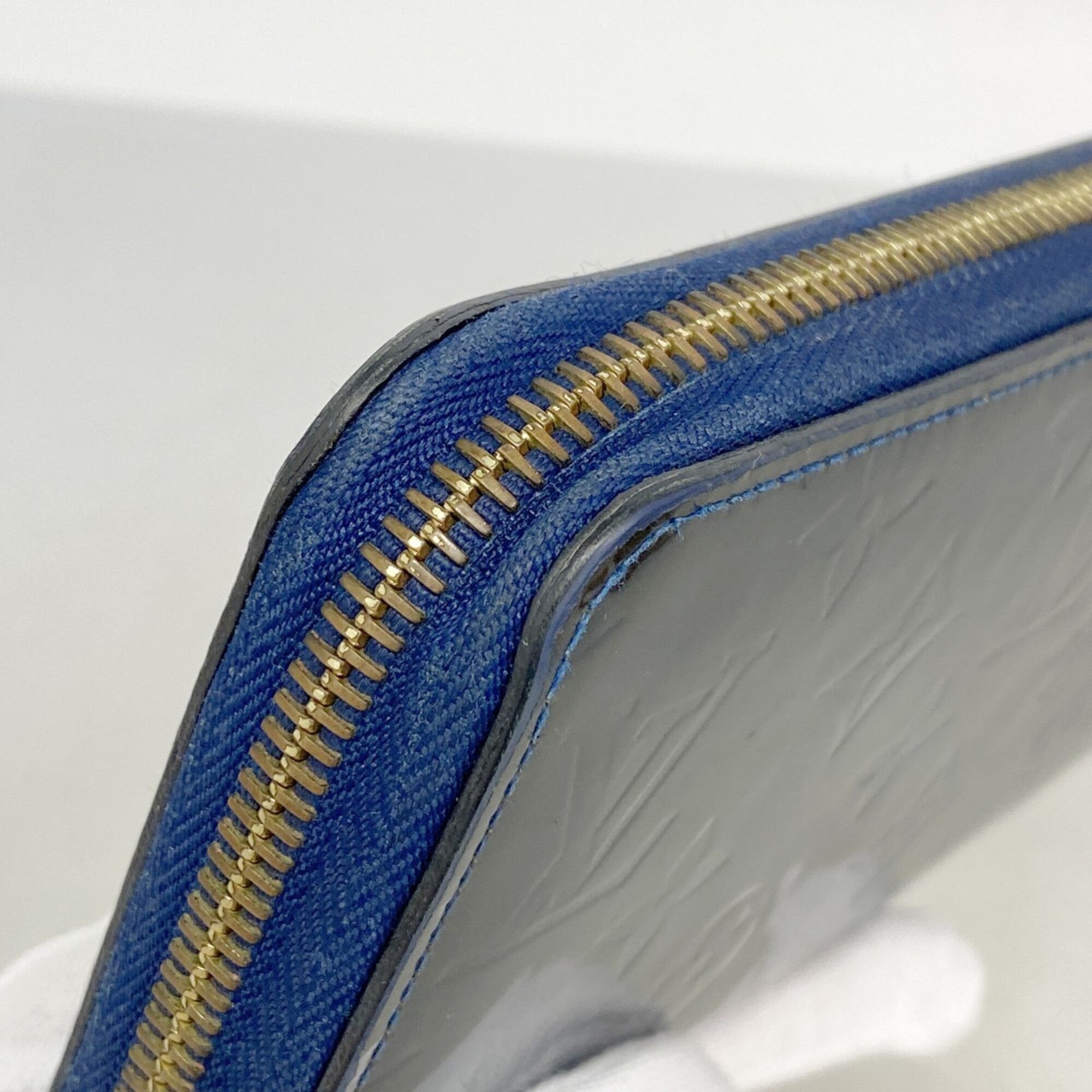 Louis Vuitton Grand Blue Long Wallet (Bi-Fold) (Pre-Owned)