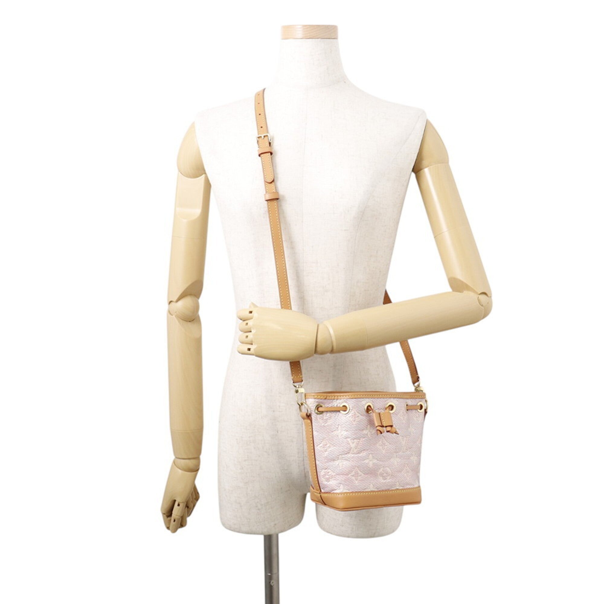 Louis Vuitton Pink Monogram Jacquard Handbag Shoulder Bag (Pre-Owned)