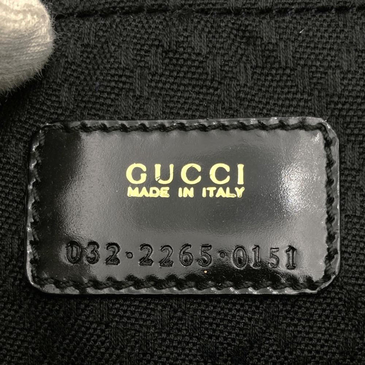 Gucci Leather Vanity Bag (Pre-Owned)