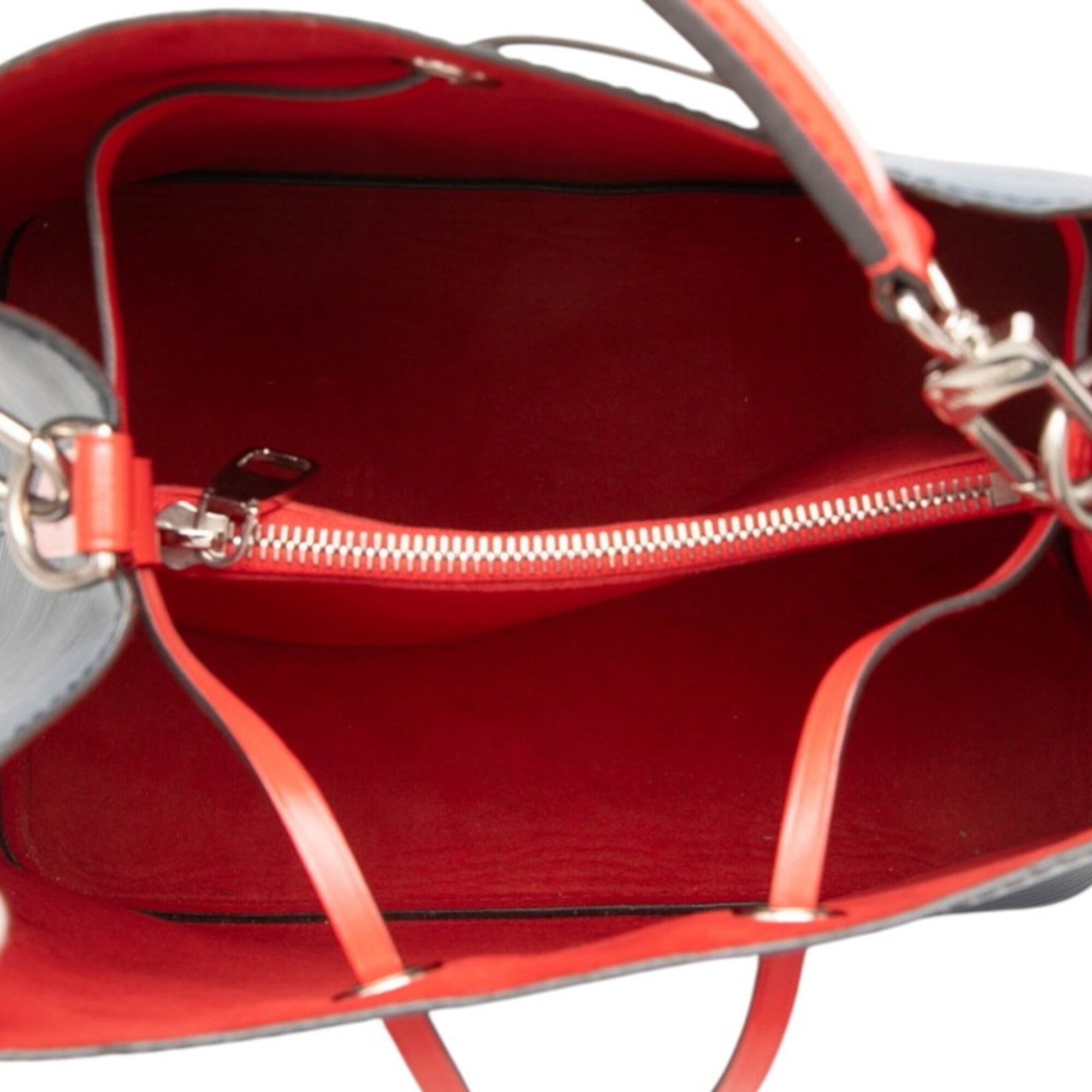 Louis Vuitton Epi Navy Red Color Leather Handbag Shoulder Bag (Pre-Owned)