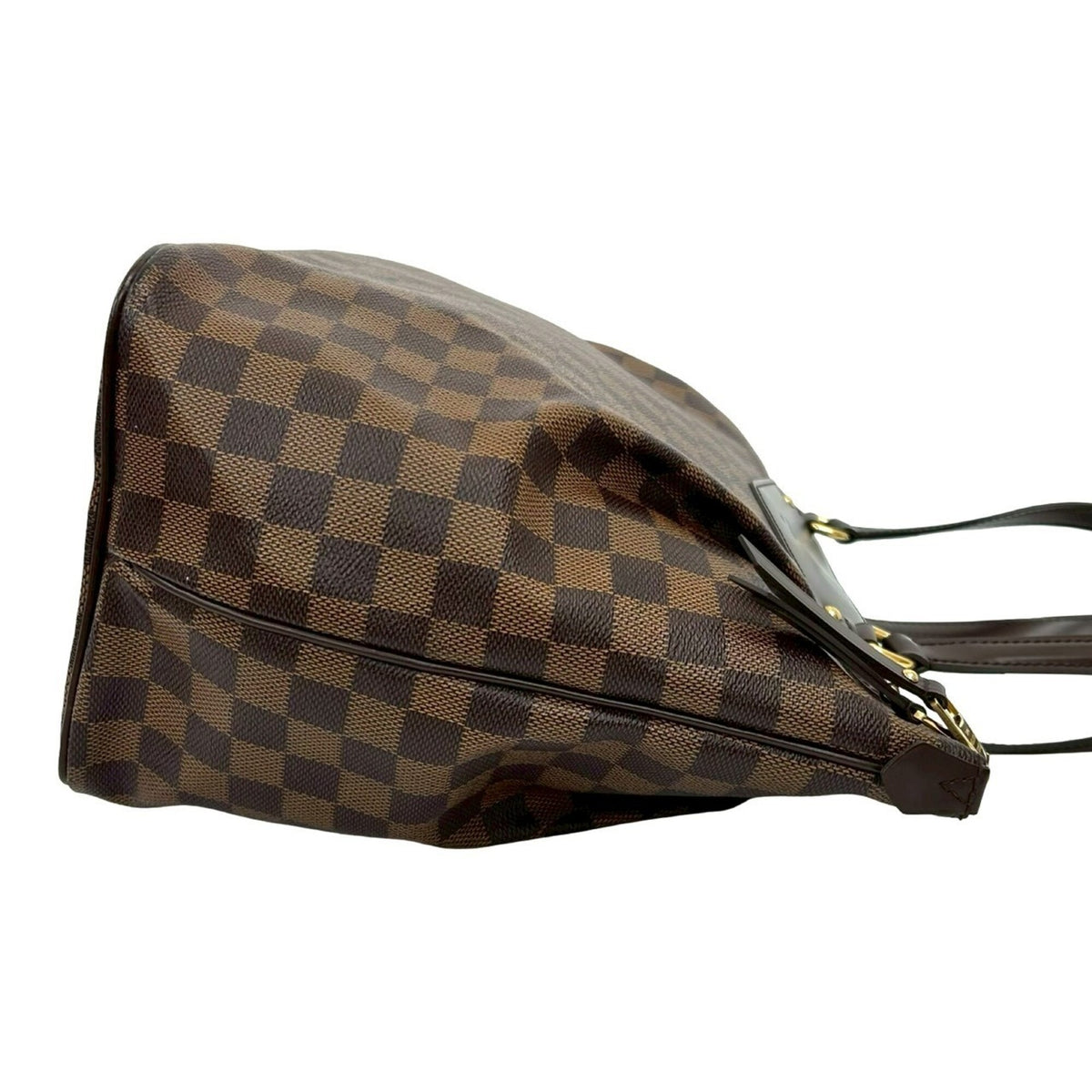 Louis Vuitton Brown Leather Pvc Handbag Shoulder Bag Tote Bag (Pre-Owned)