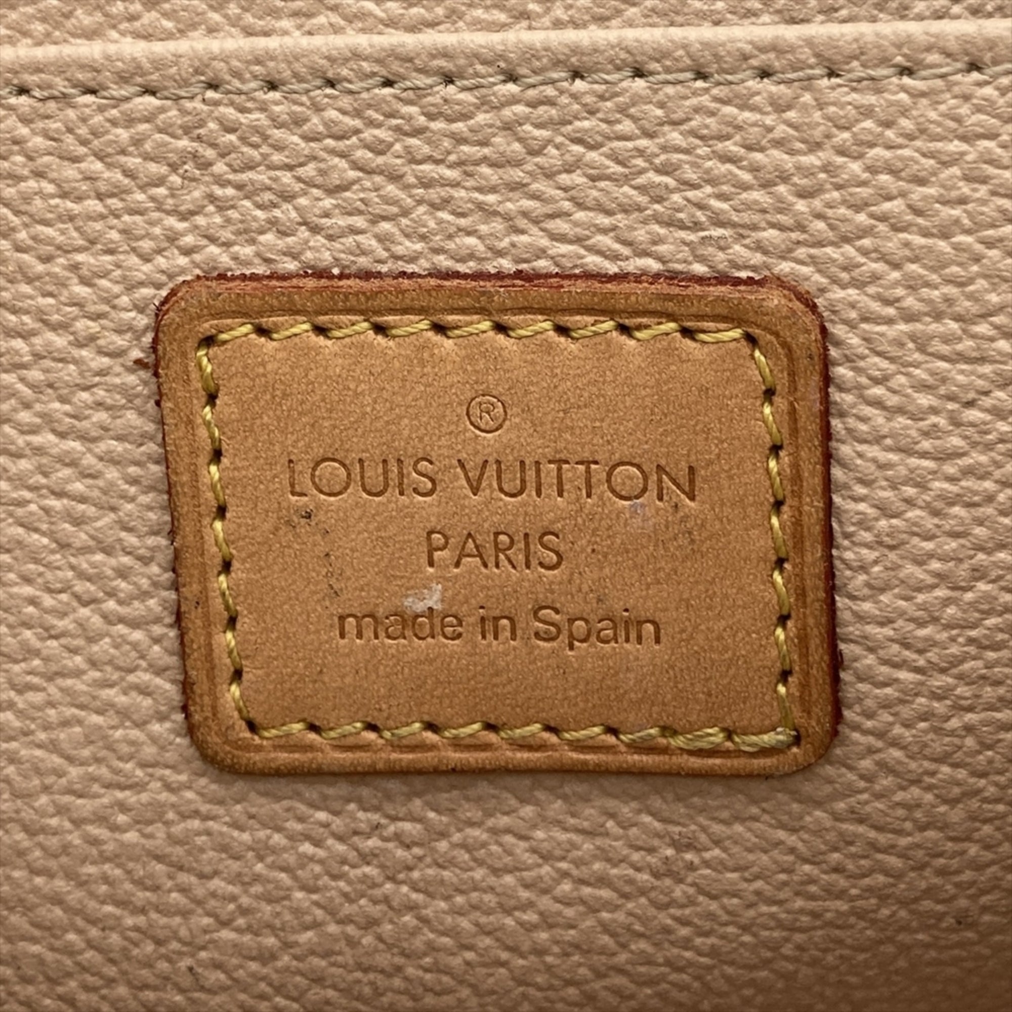 Louis Vuitton Brown Monogram Canvas Handbag Pouch (Pre-Owned)