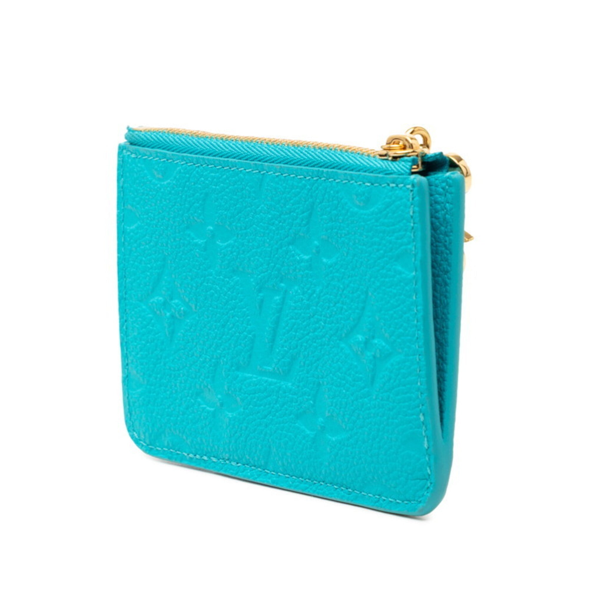 Louis Vuitton Blue Multi-Color Pvc Leather Coin Purse/Coin Case (Pre-Owned)