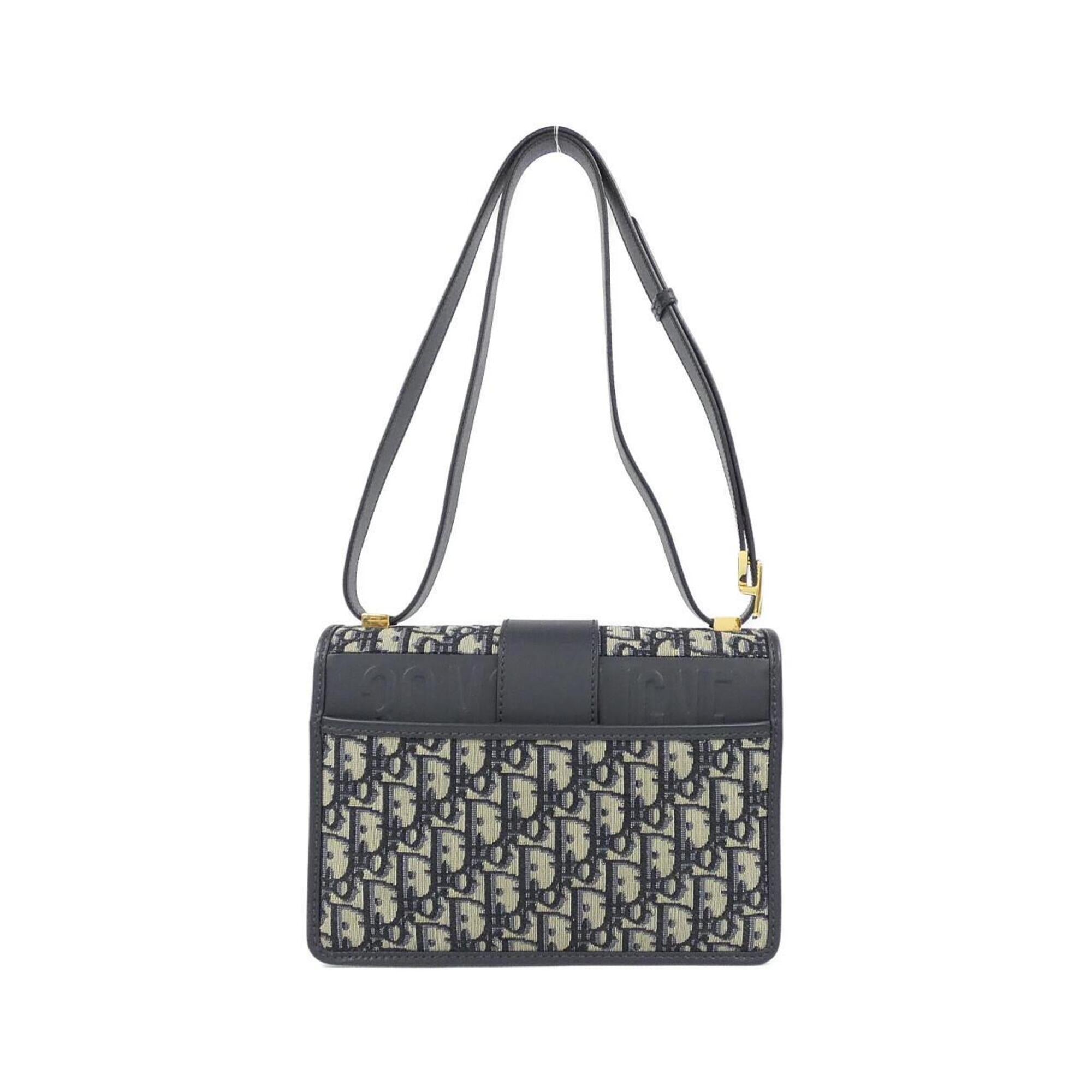Christian Dior Blue Canvas Shoulder Bag (Pre-Owned)