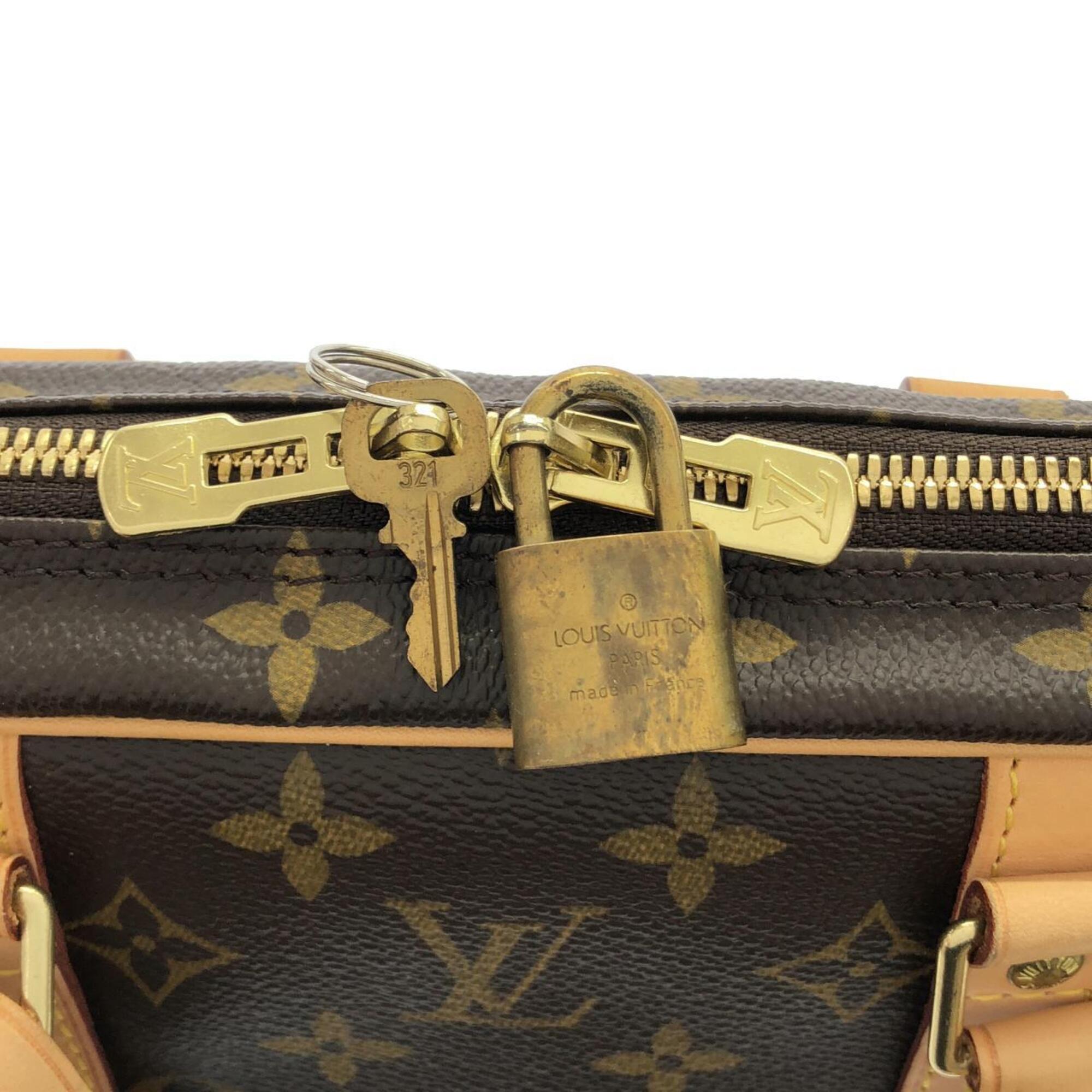 Louis Vuitton Marron Coated Canvas Handbag (Pre-Owned)
