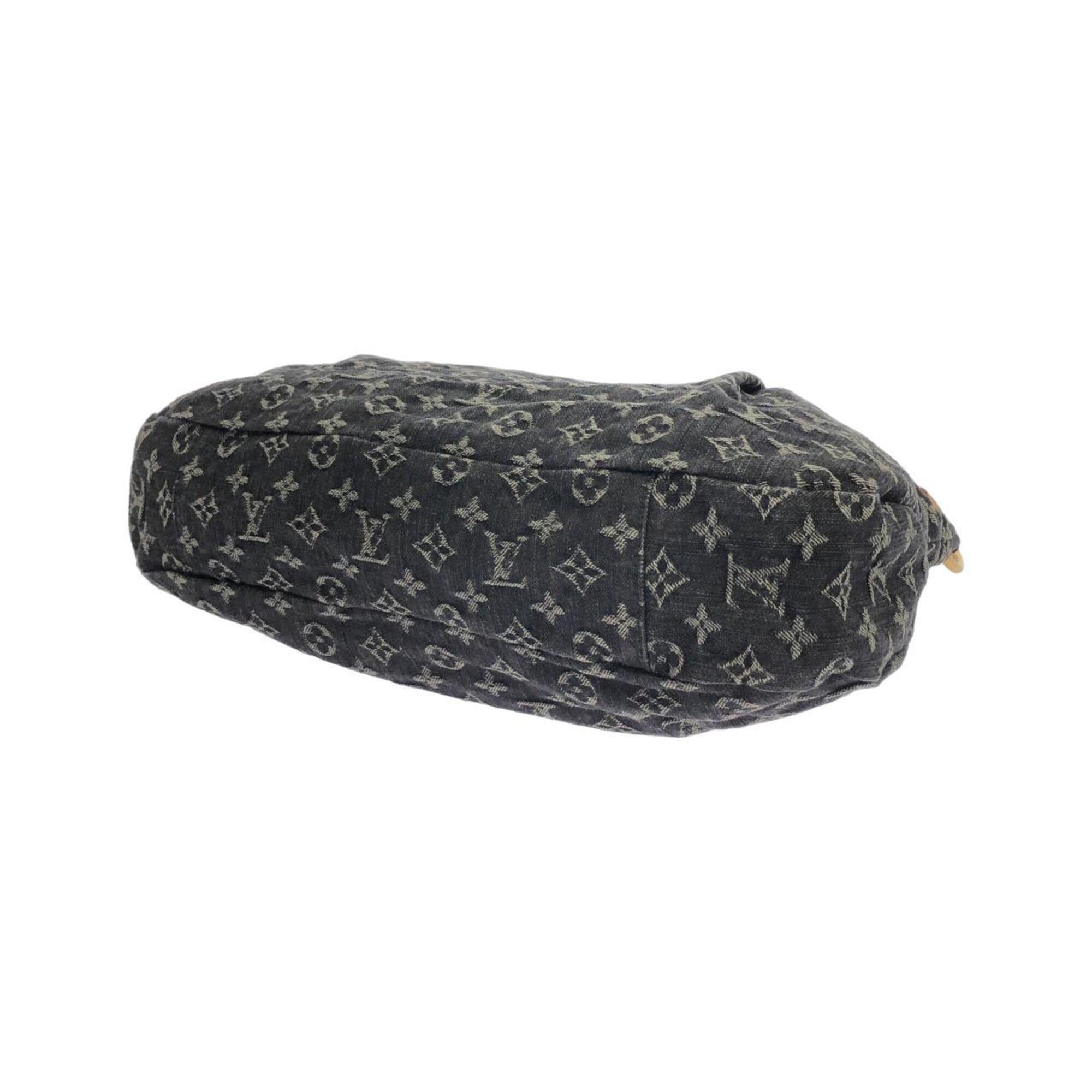 Louis Vuitton Black Monogram Denim Shoulder Bag (Pre-Owned)