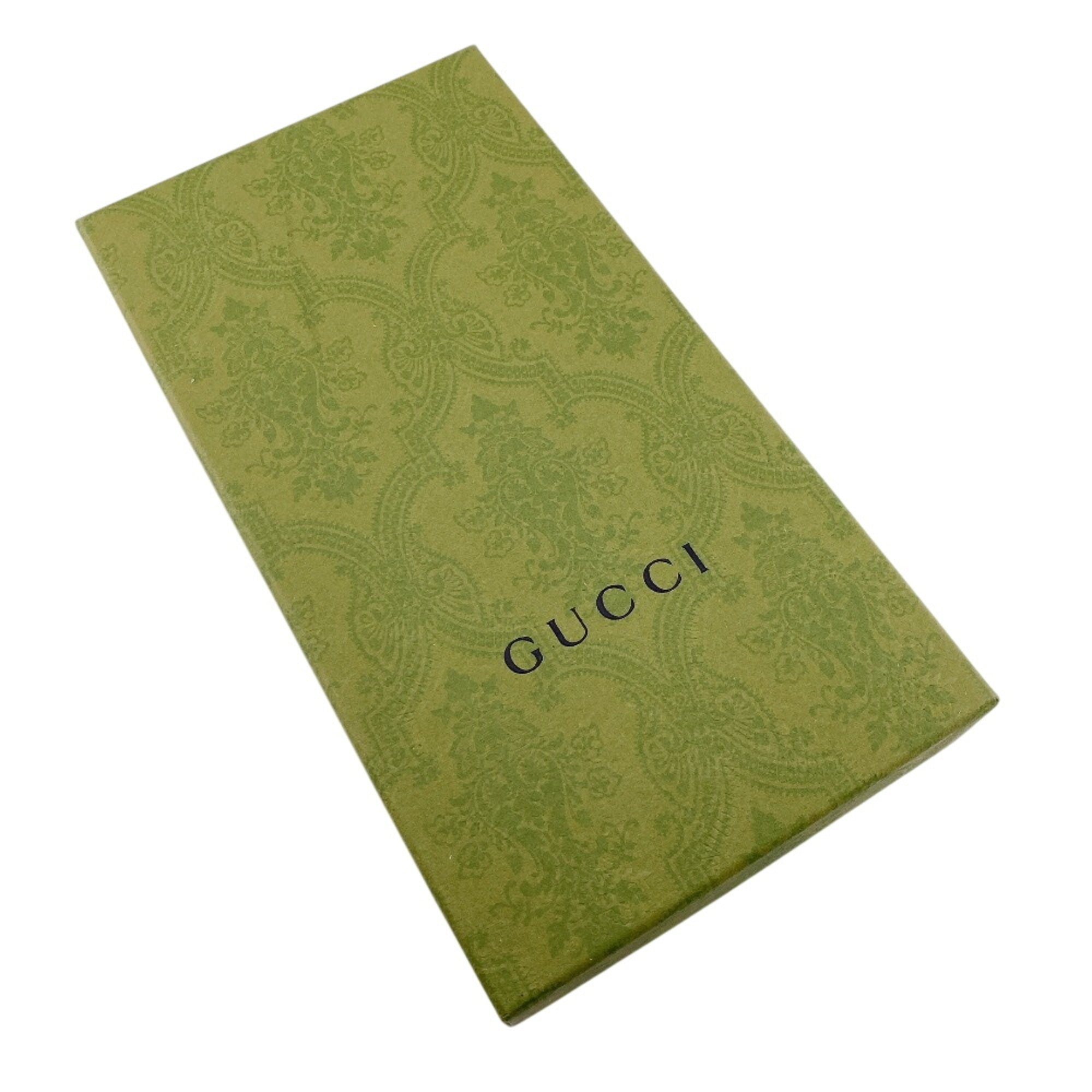 Gucci Brown Leather Long Wallet (Bi-Fold) (Pre-Owned)