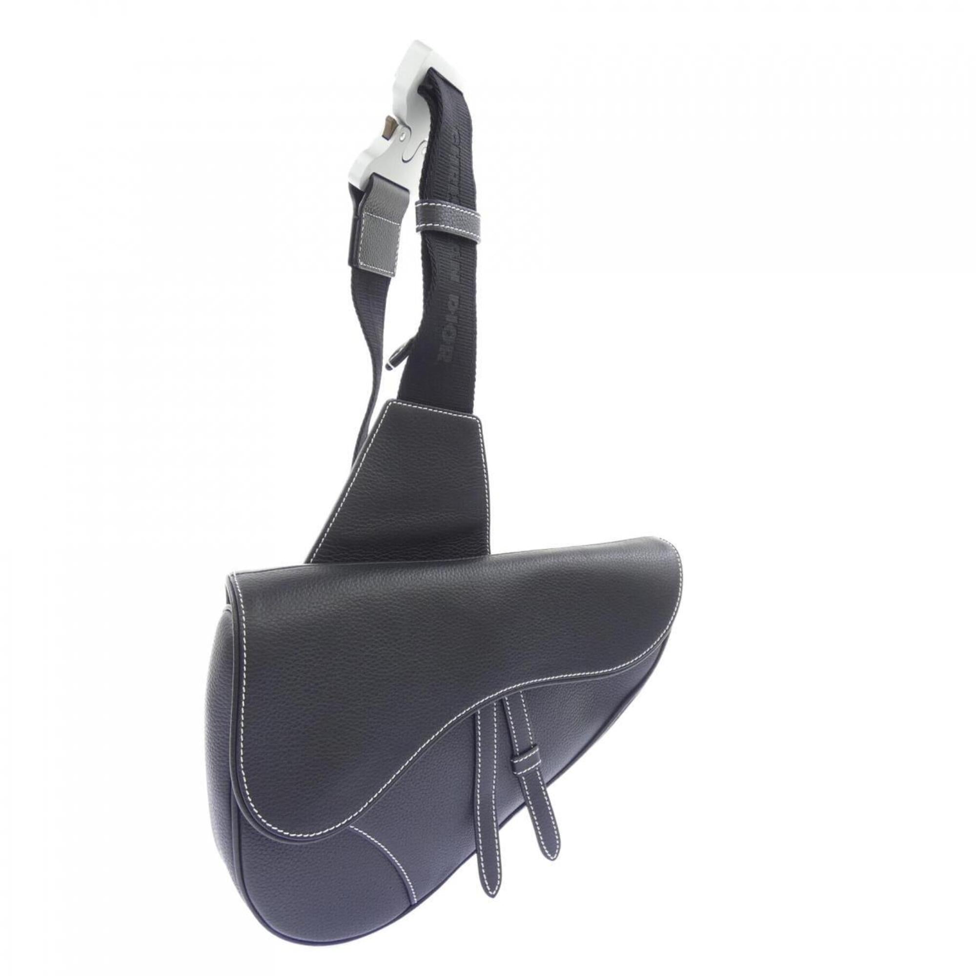 Christian Dior Black Leather Handbag (Pre-Owned)