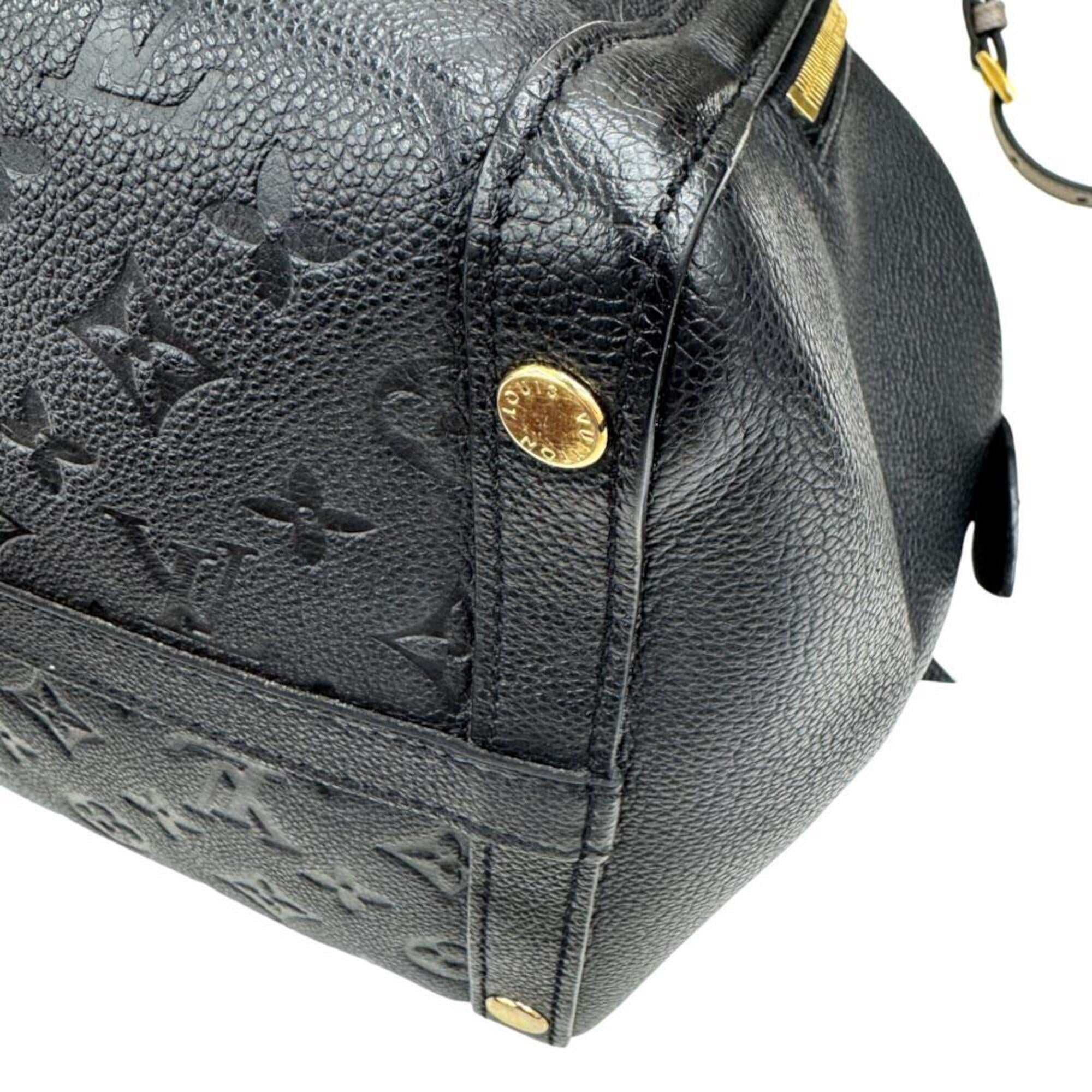Louis Vuitton Black Noir Monogram Empreinte Handbag (Pre-Owned)