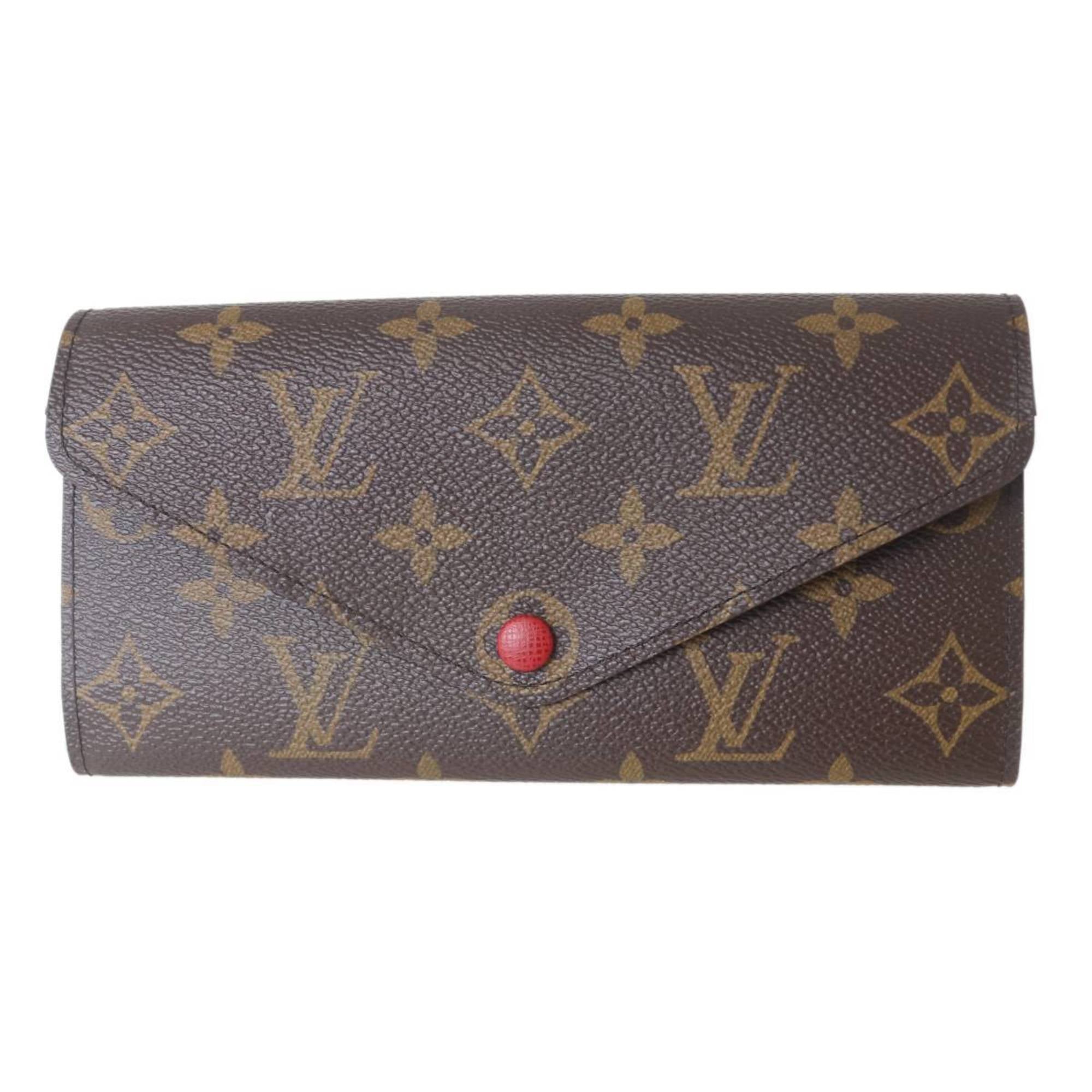 Louis Vuitton Monogram Fuchsia Monogram Long Wallet (Bi-Fold) (Pre-Owned)
