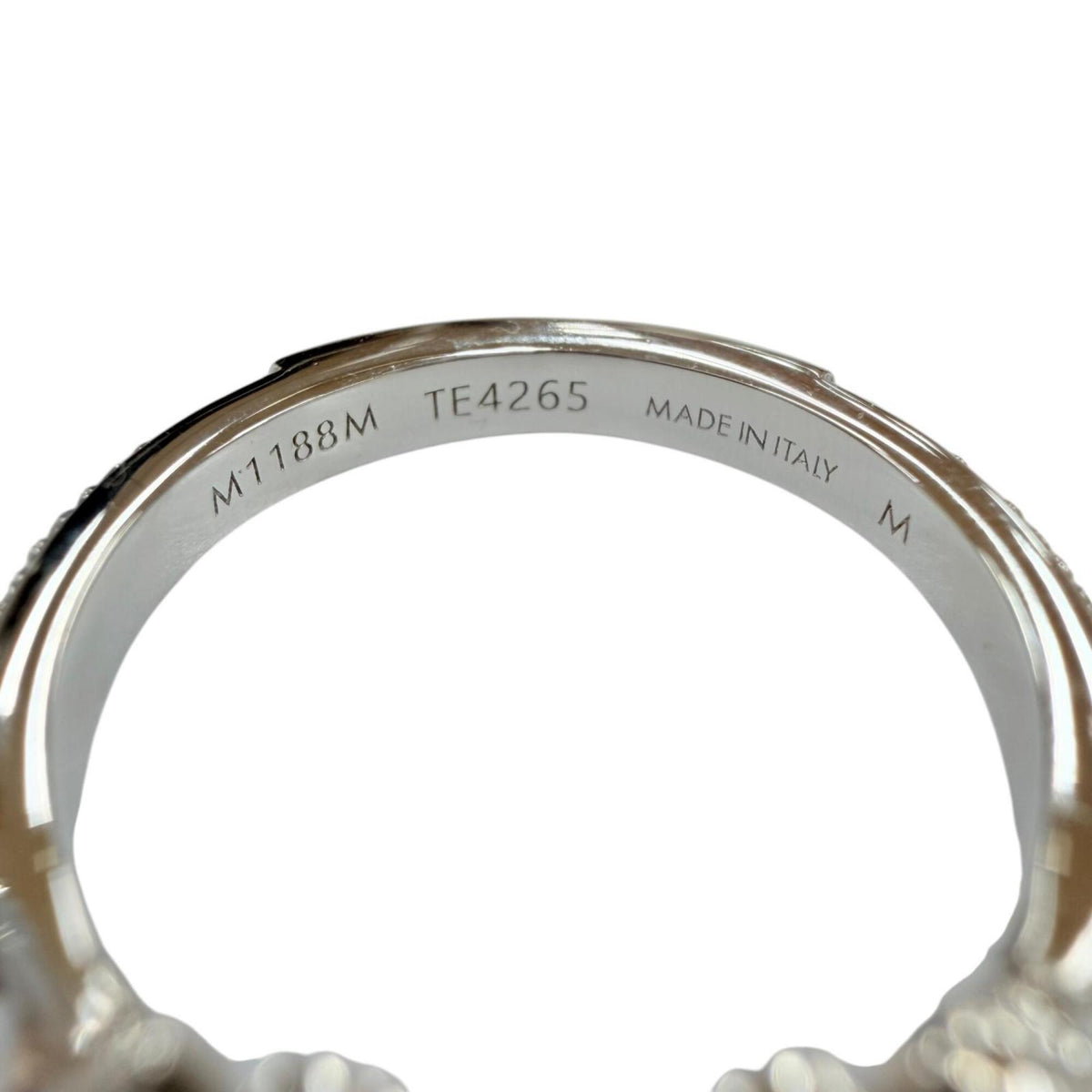 Louis Vuitton Silver Band Ring (Pre-Owned)