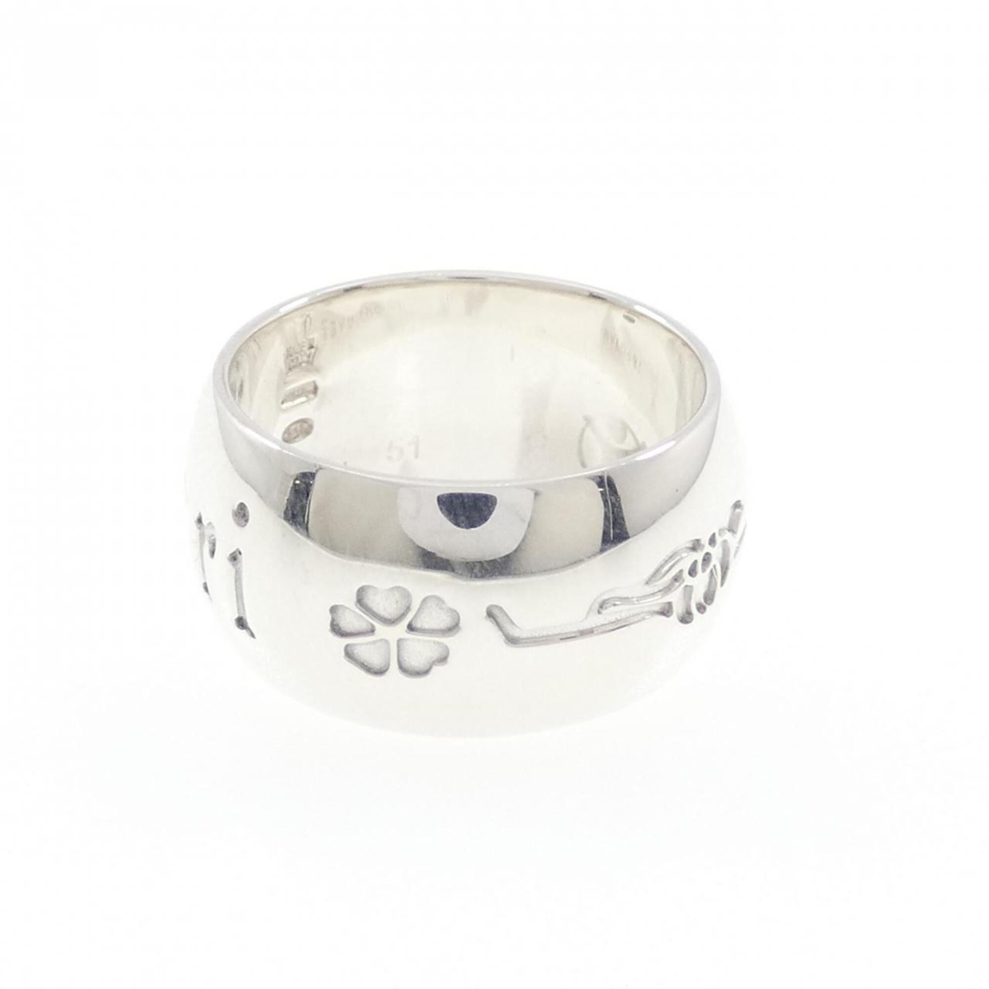 Bvlgari Silver 925 Band Ring (Pre-Owned)