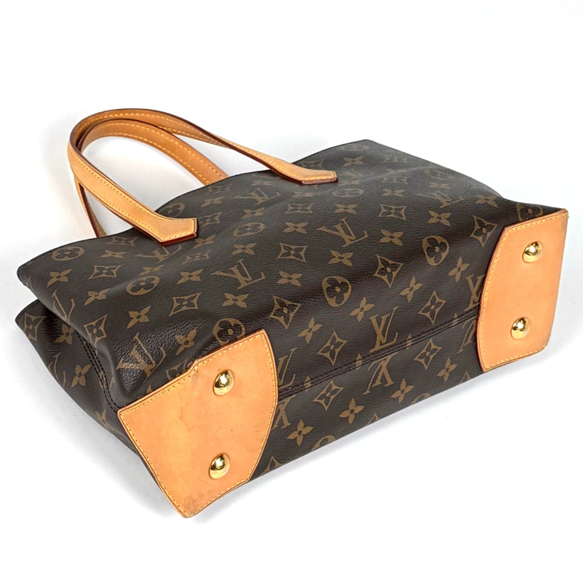 Louis Vuitton Brown Monogram Handbag Tote Bag (Pre-Owned)
