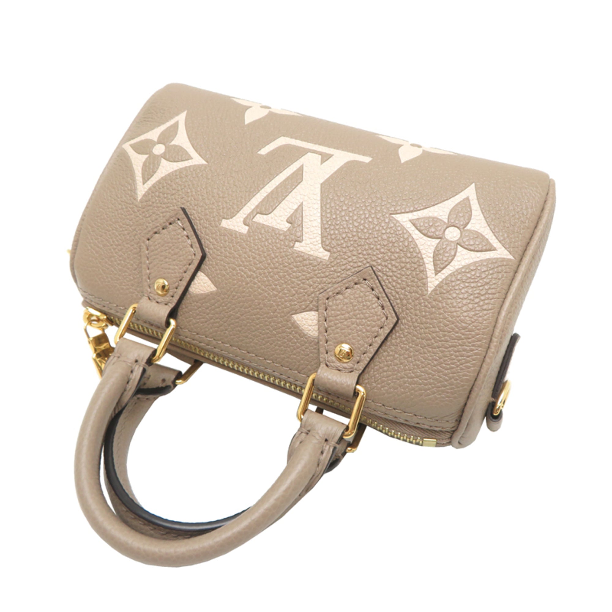 Louis Vuitton Gray Monogram Empreinte Handbag (Pre-Owned)