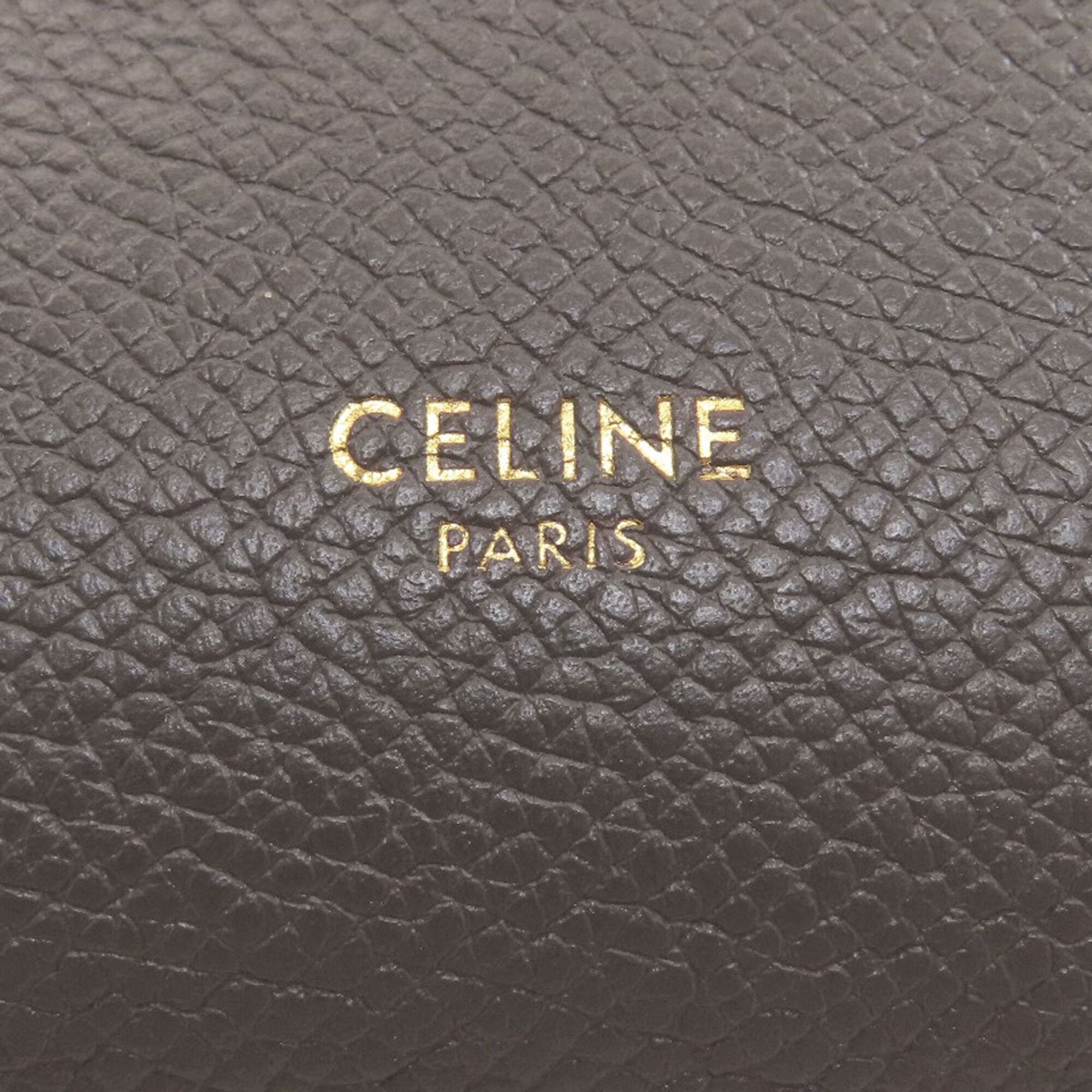 Celine Gray Leather Handbag (Pre-Owned)