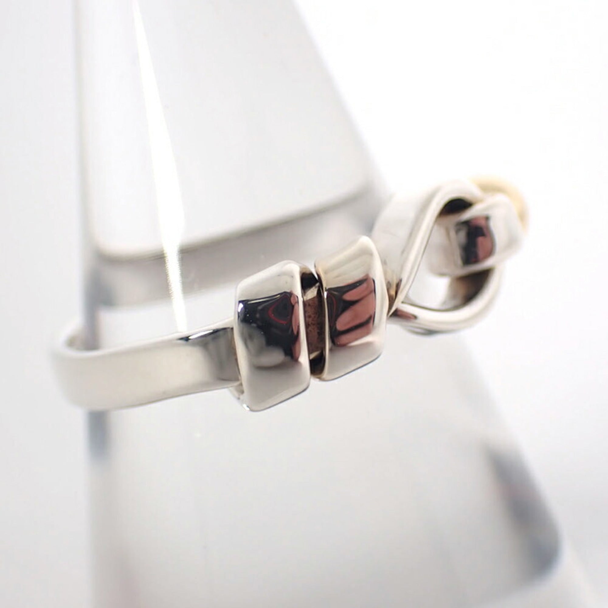 Tiffany Yellow Gold (18K) Sterling Silver 925 Band Ring (Pre-Owned)