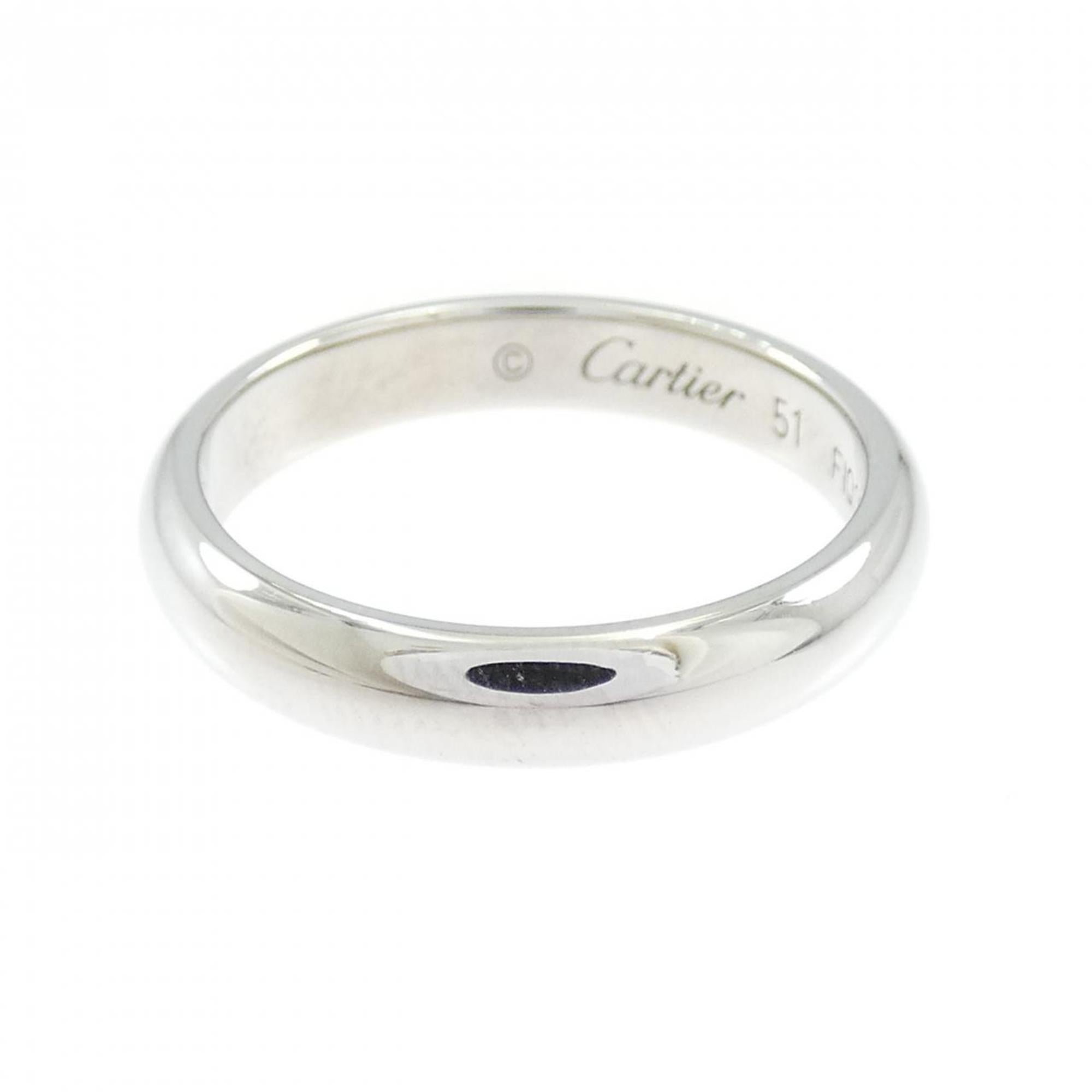 Cartier Platinum Platinum 950 Wedding Ring (Pre-Owned)