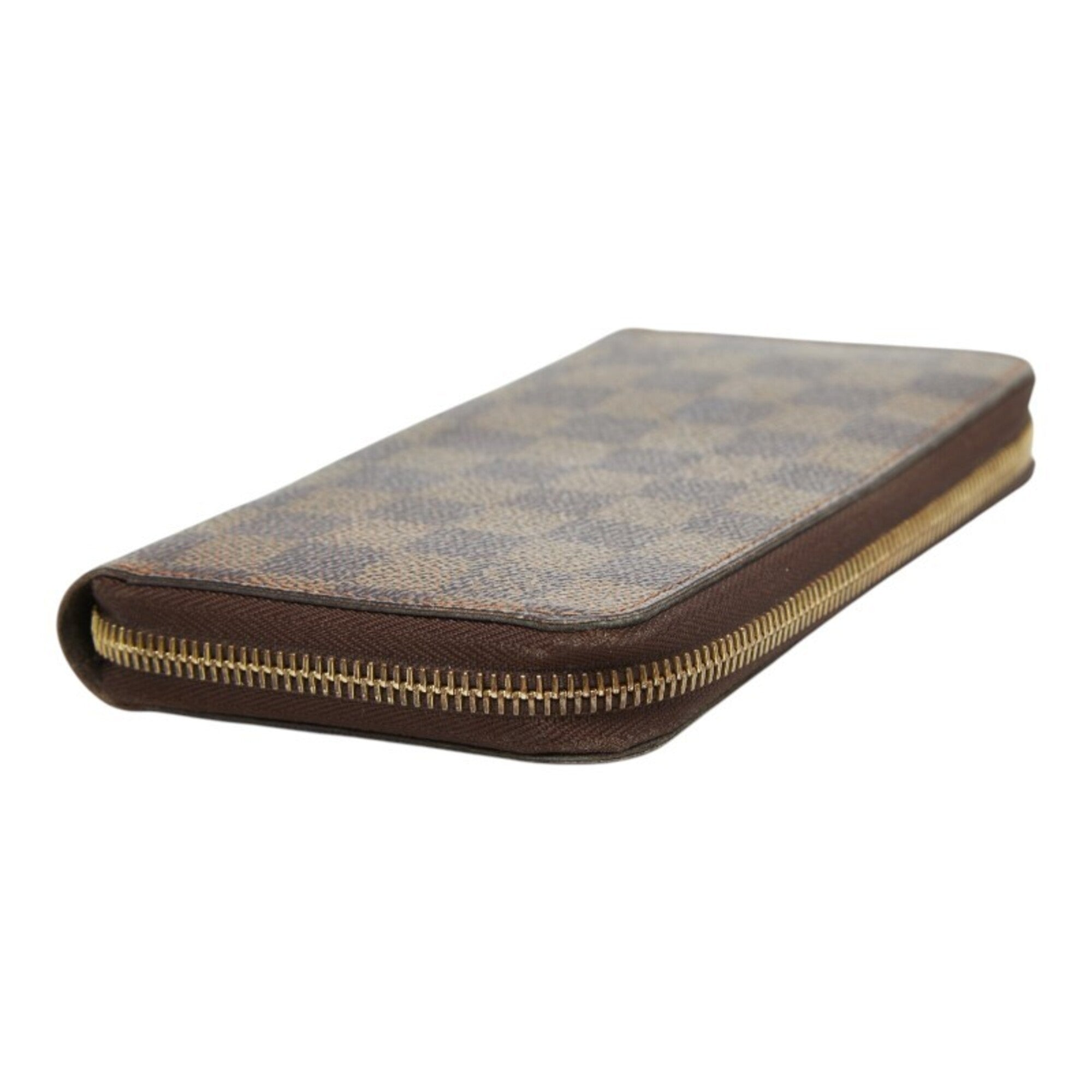Louis Vuitton Brown Pvc Leather Long Wallet (Bi-Fold) (Pre-Owned)