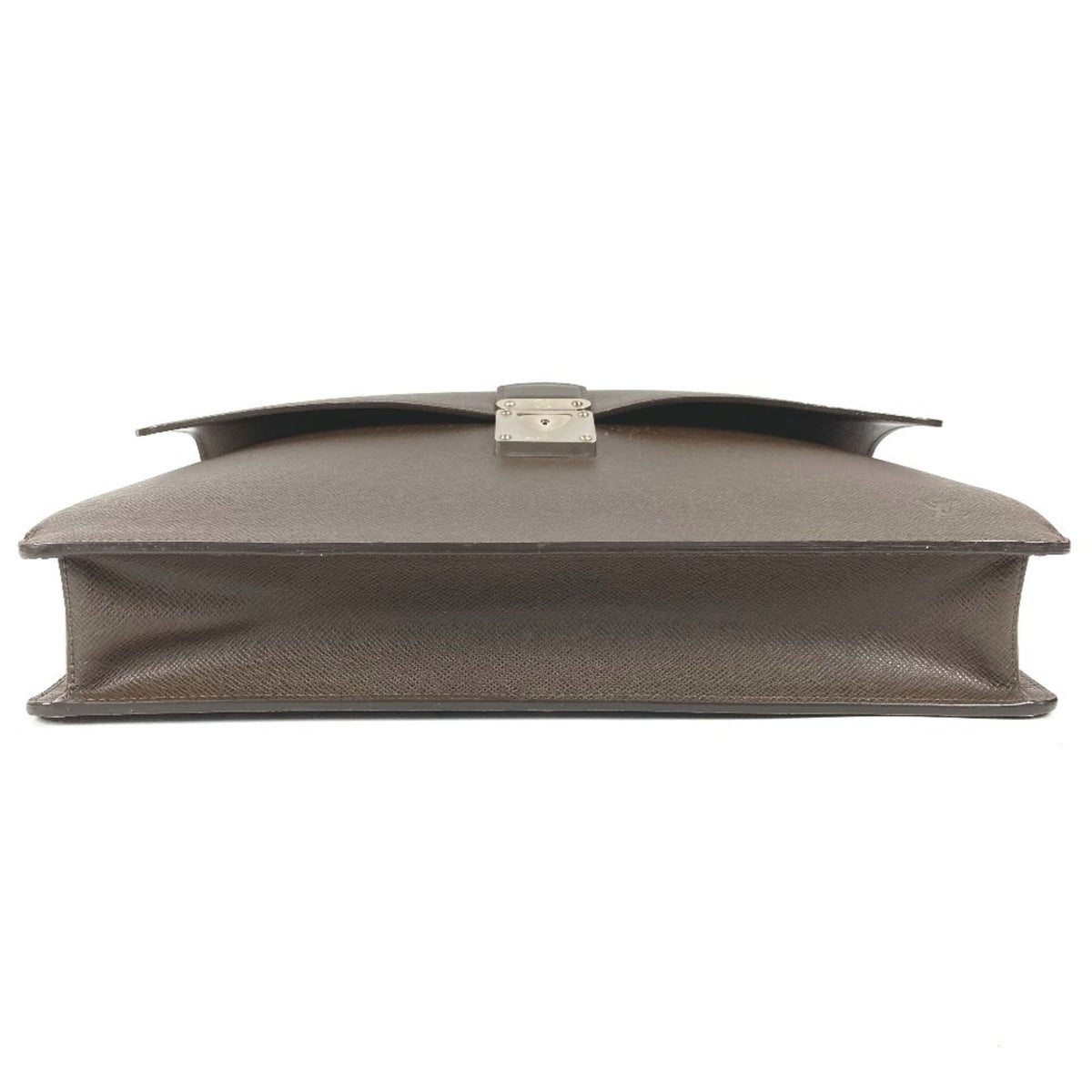 Louis Vuitton Brown Galle Grizzly Taiga Leather Briefcase Handbag Tote Bag (Pre-Owned)