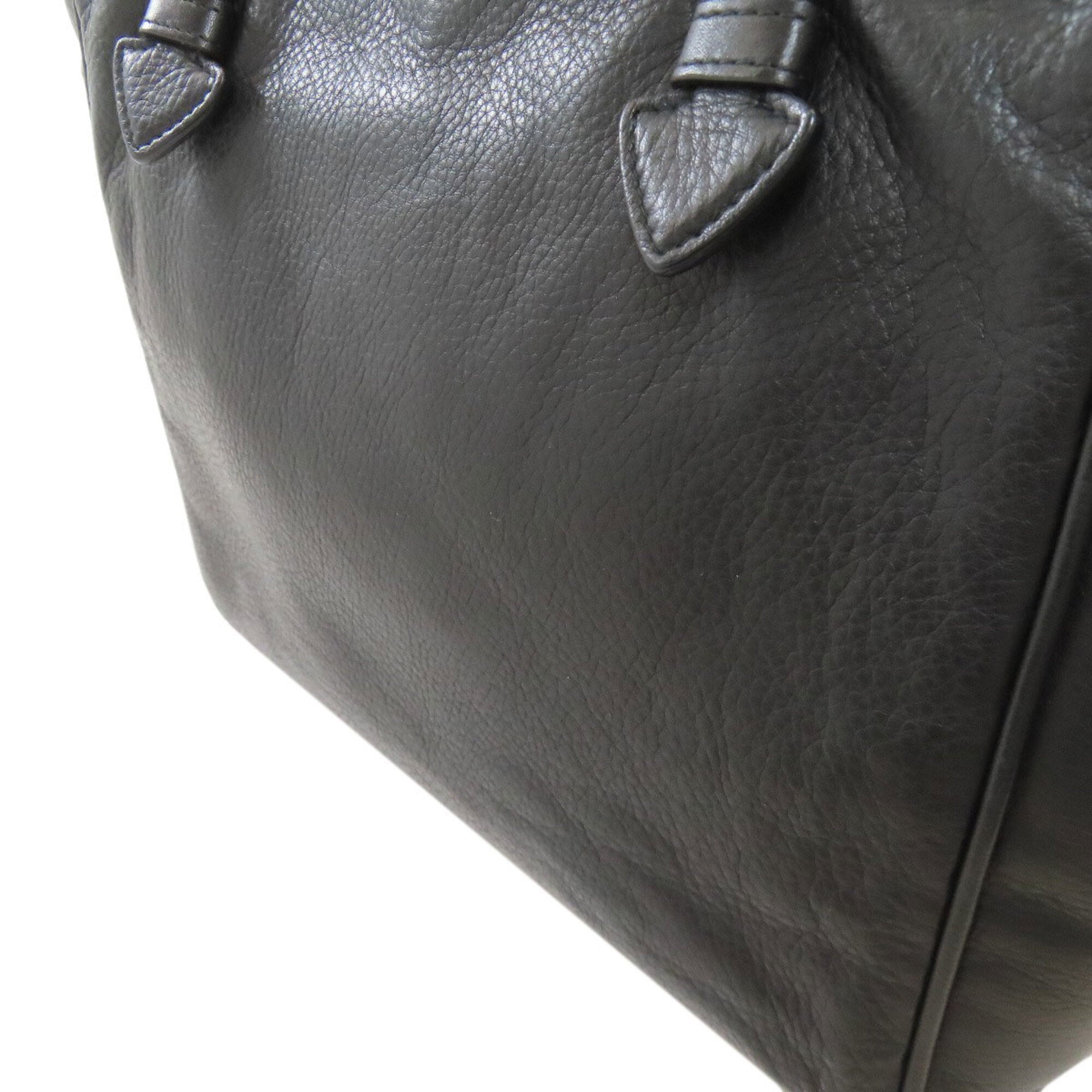 Loewe Dark Brown Leather Tote Bag (Pre-Owned)