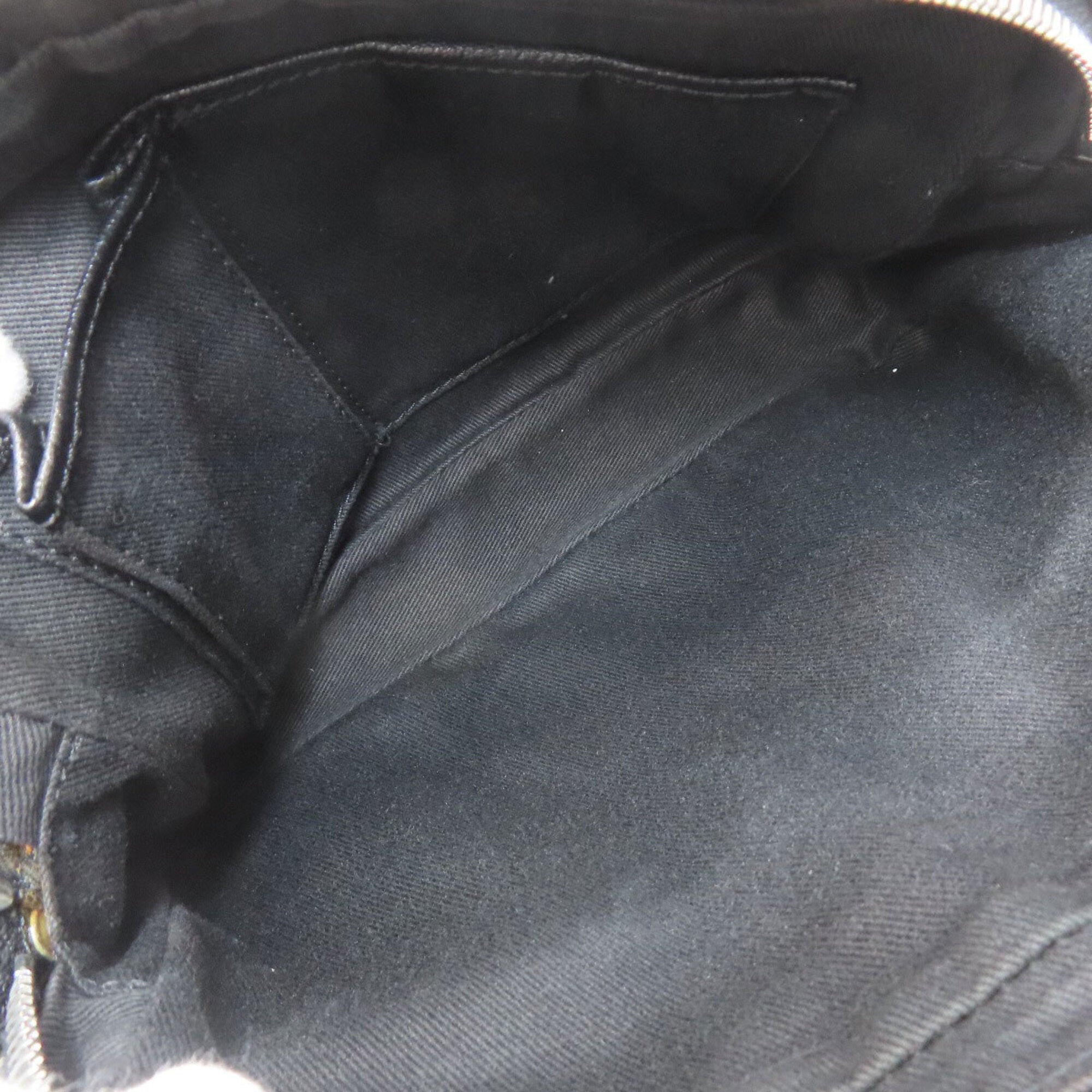 Celine Black Canvas Shoulder Bag (Pre-Owned)