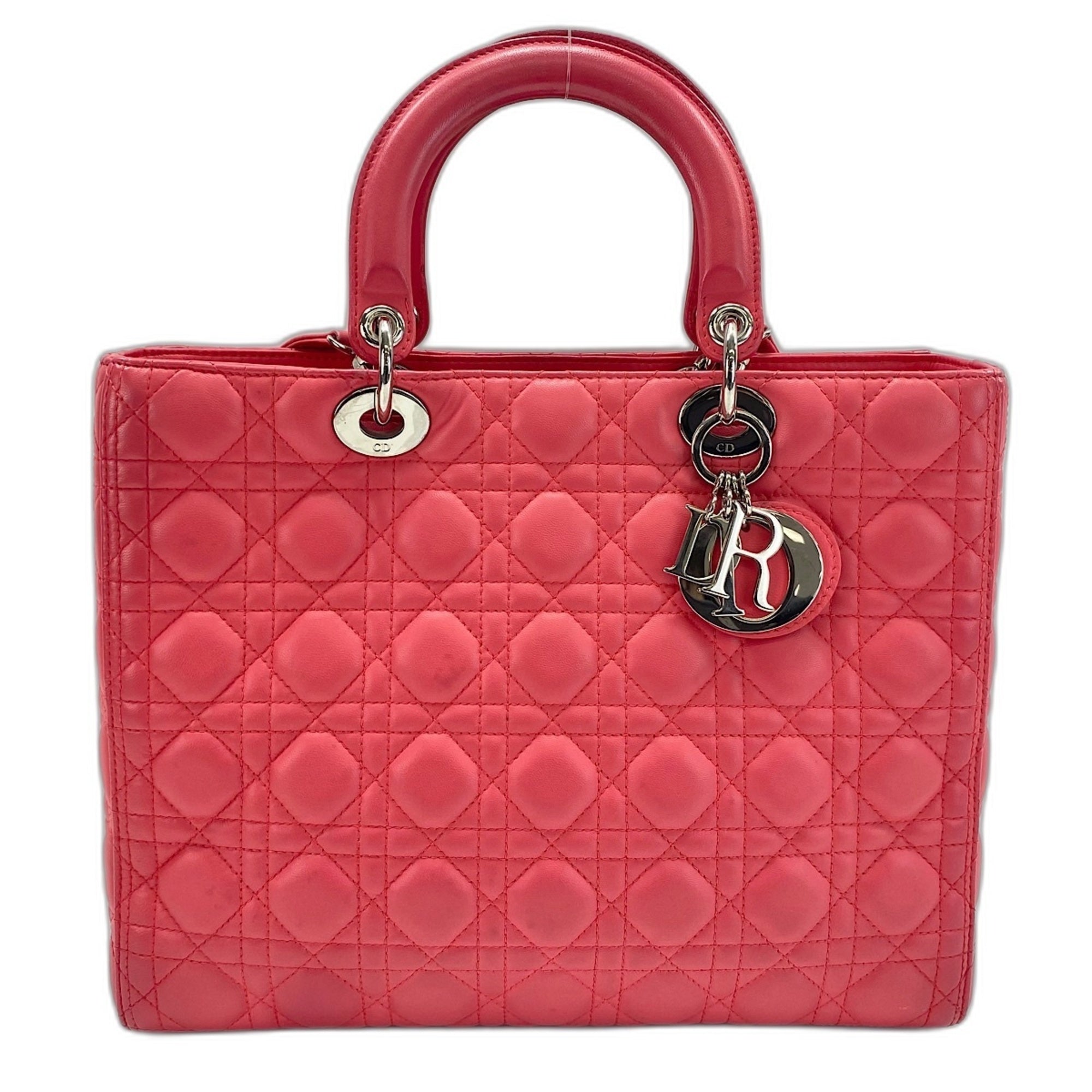 Christian Dior Pink Leather Handbag (Pre-Owned)