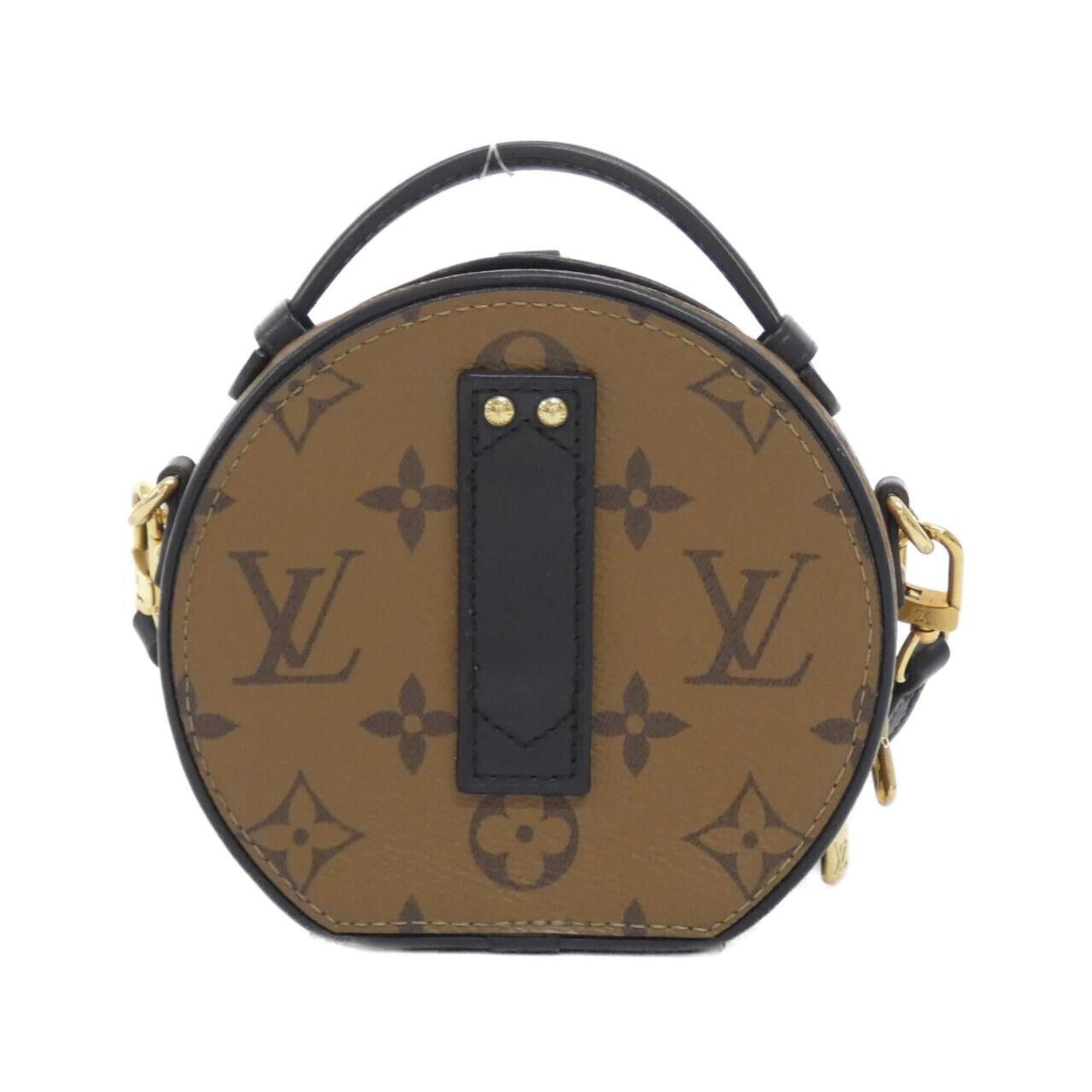 Louis Vuitton Marron Coated Canvas Shoulder Bag (Pre-Owned)