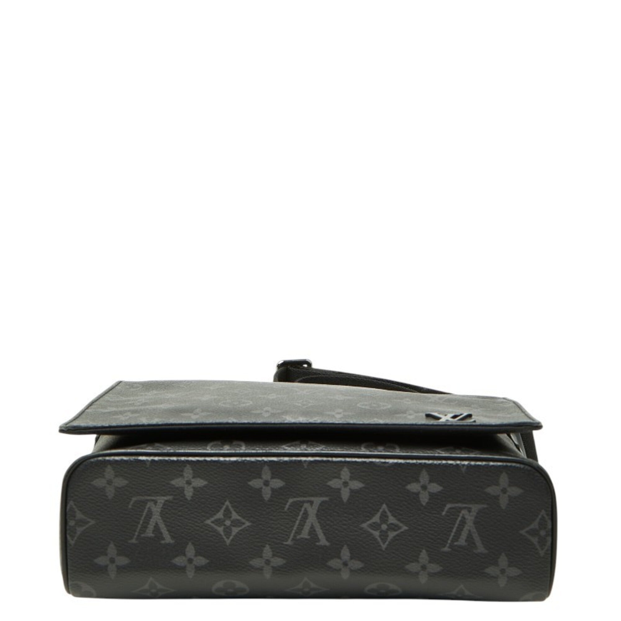 Louis Vuitton Monogram Eclipse Black Pvc Leather Shoulder Bag (Pre-Owned)