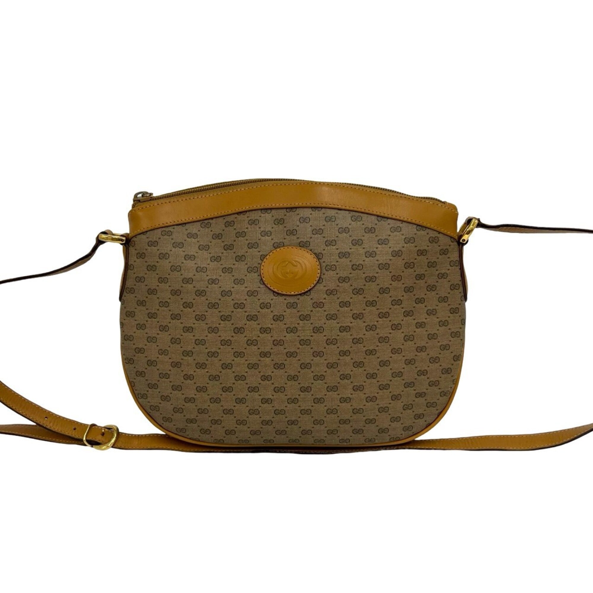 Gucci Brown Pvc Leather Pochette Shoulder Bag (Pre-Owned)