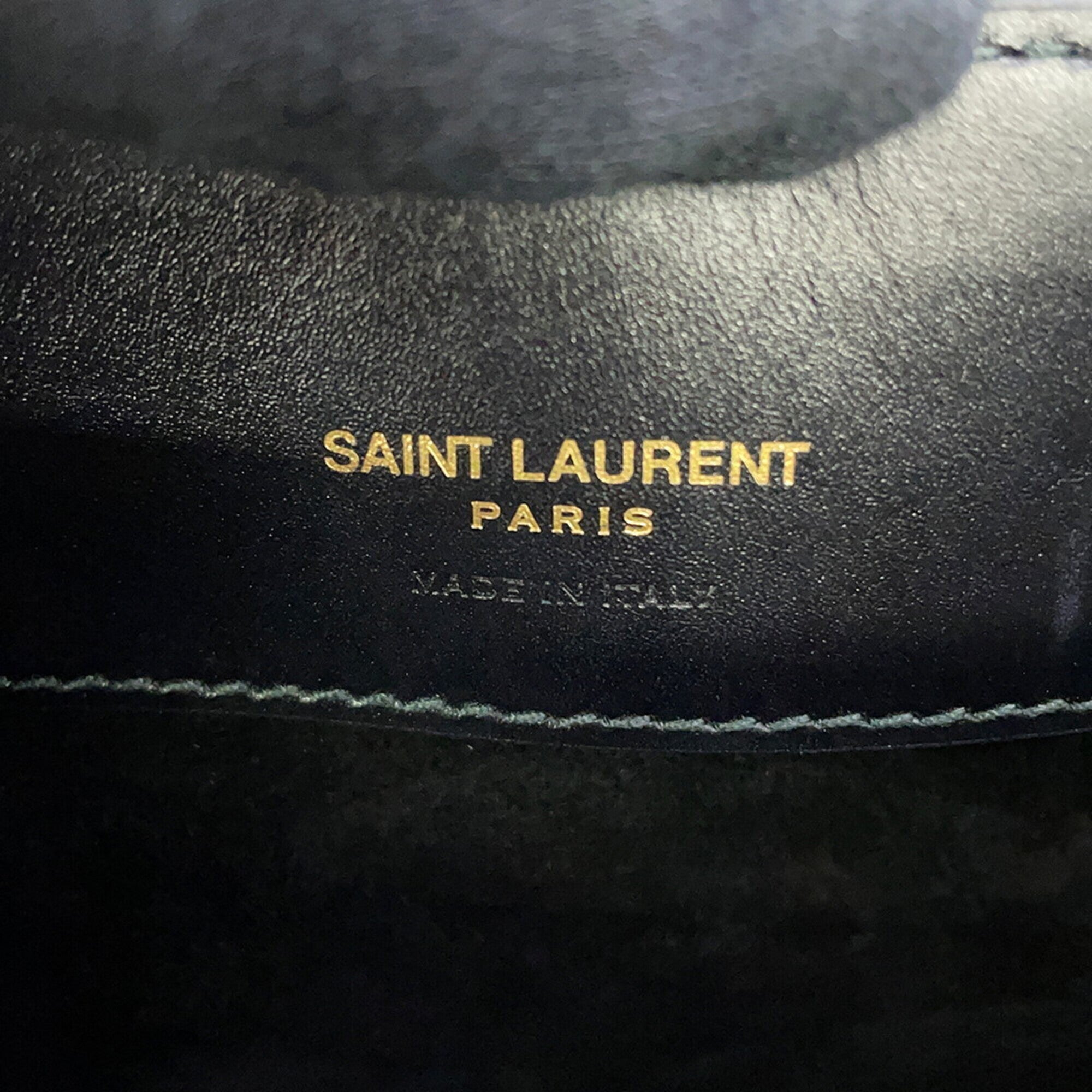 Yves Saint Laurent Black Leather Handbag (Pre-Owned)