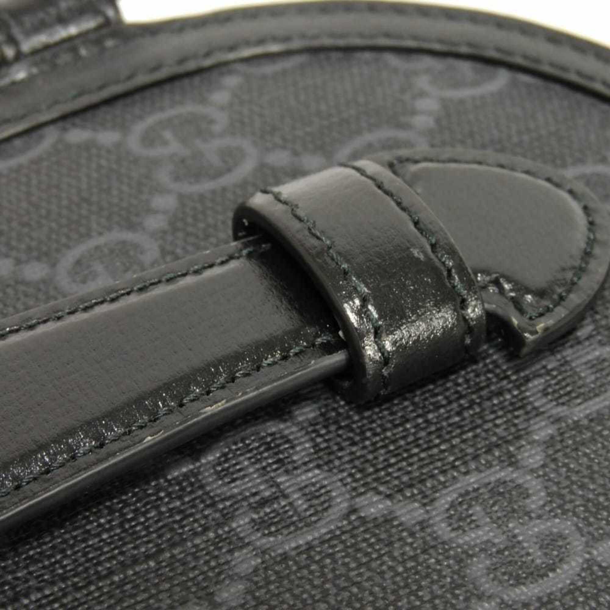 Gucci Black Gg Supreme Leather Shoulder Bag (Pre-Owned)