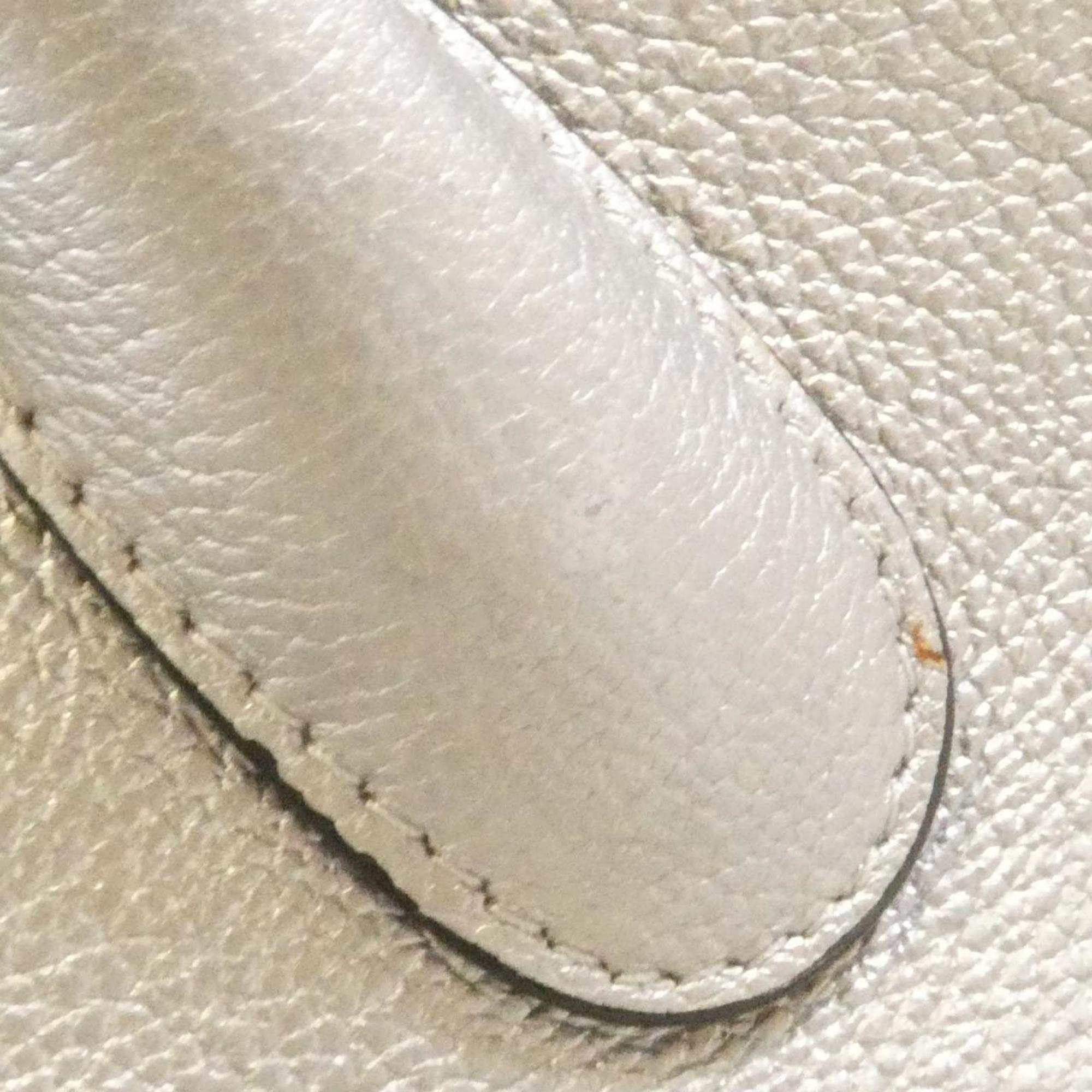Christian Dior Silver Leather Handbag (Pre-Owned)
