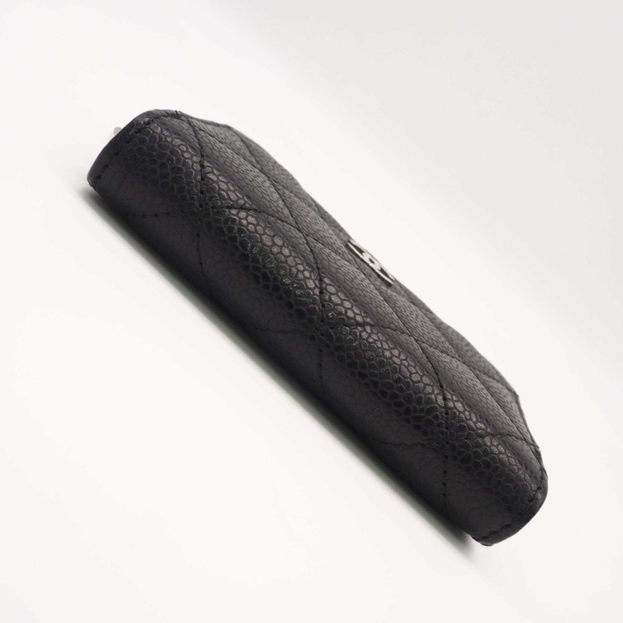 Chanel Black Grained Calfskin Coin Purse/Coin Case (Pre-Owned)