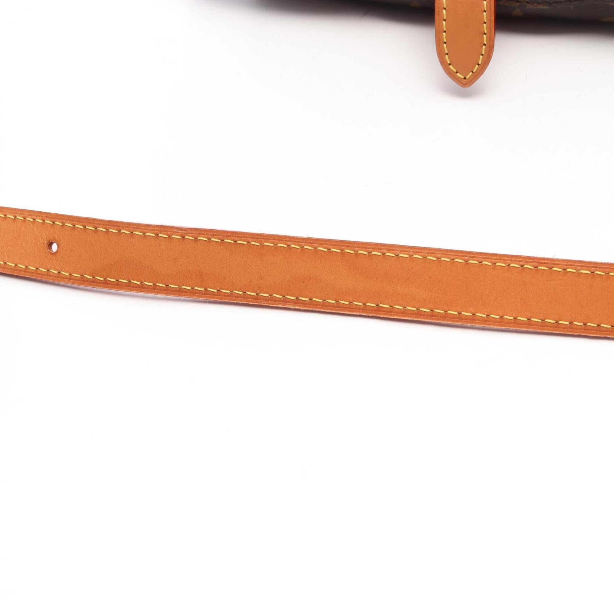 Louis Vuitton Brown Pvc Leather Handbag Shoulder Bag (Pre-Owned)