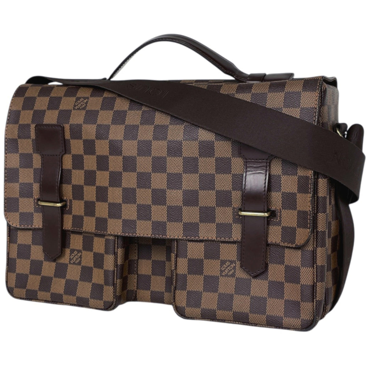 Louis Vuitton Brown Damier Canvas Shoulder Bag (Pre-Owned)