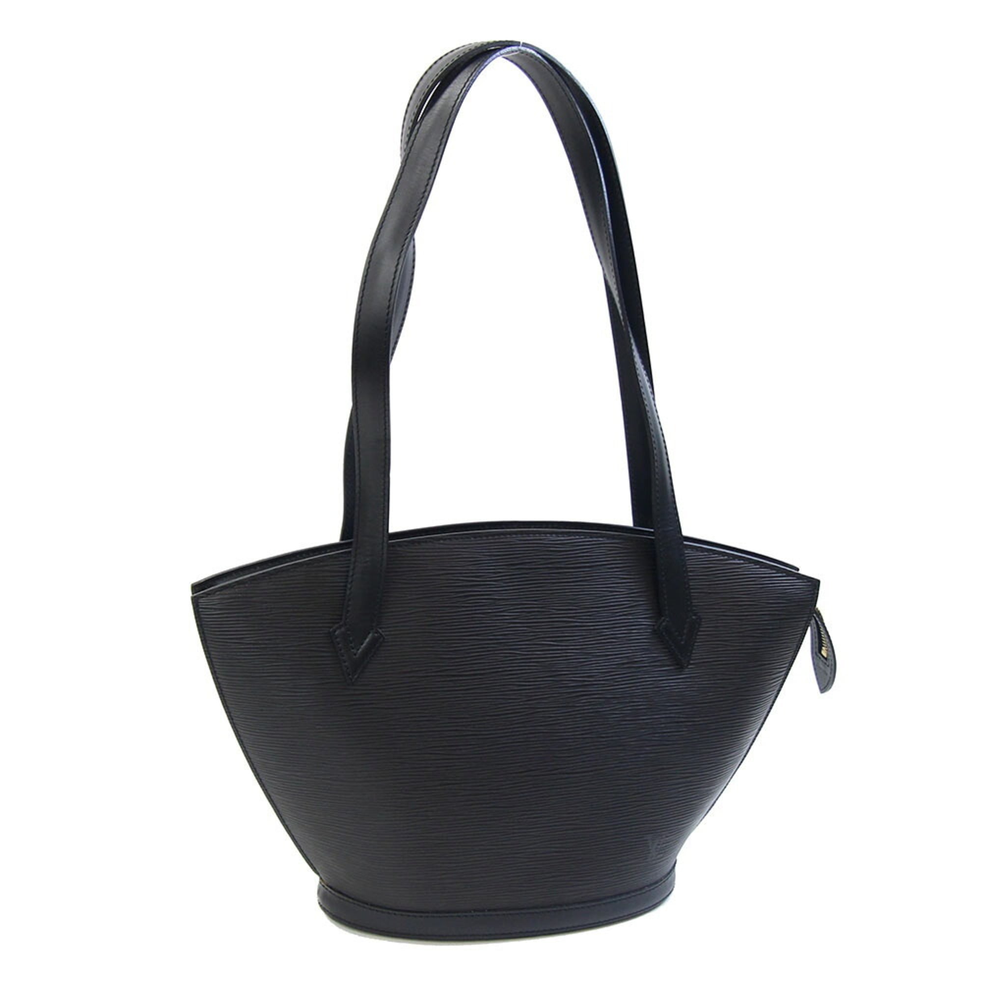 Louis Vuitton Black Noir Leather Tote Bag (Pre-Owned)