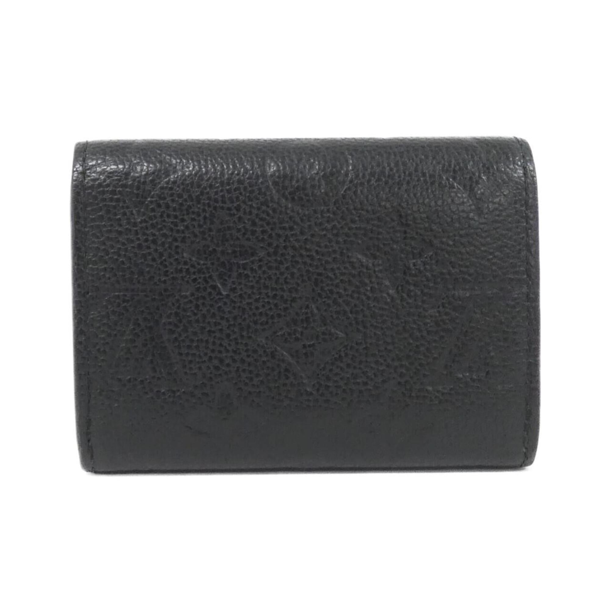 Louis Vuitton Black Leather Coin Purse/Coin Case (Pre-Owned)