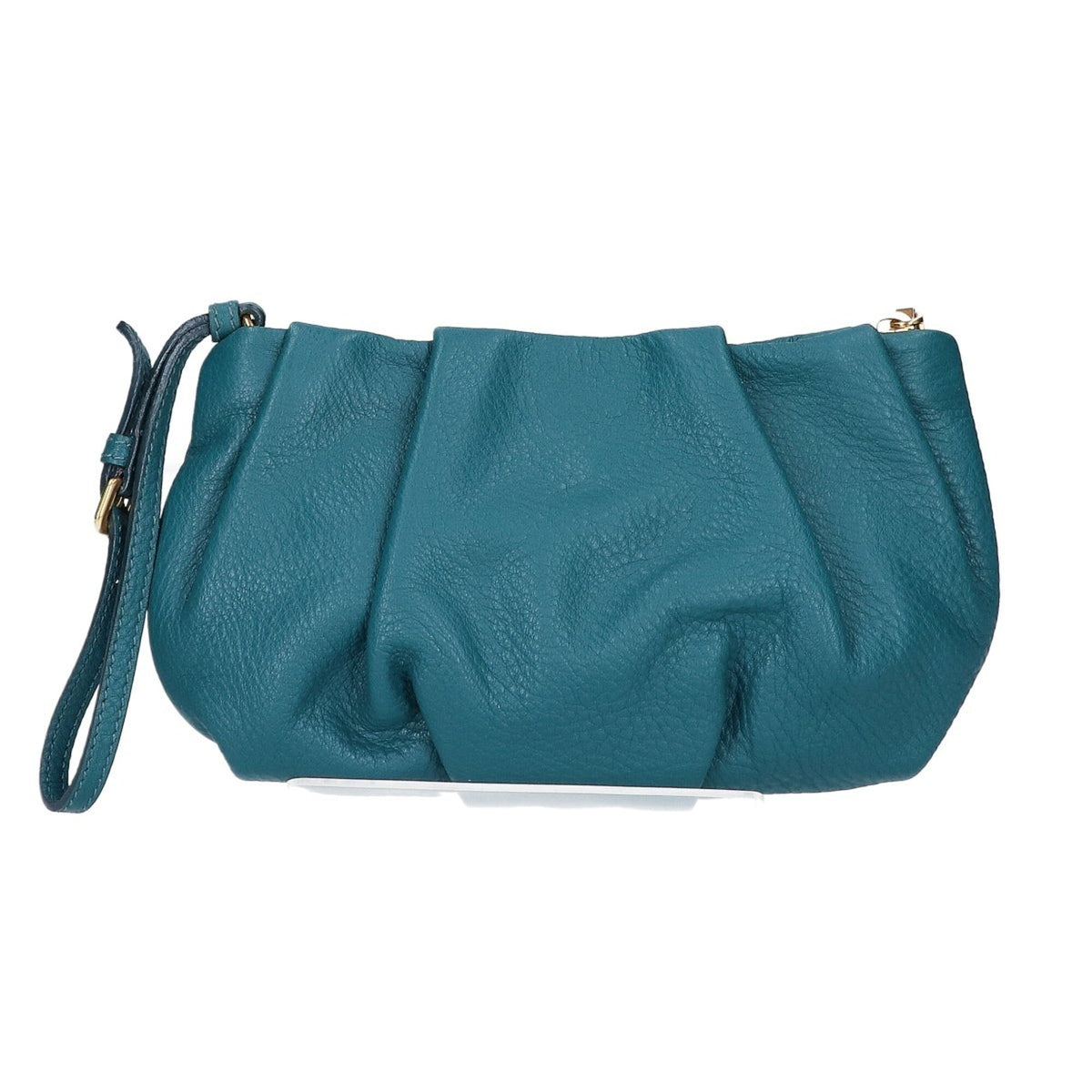 Prada Turquoise Leather Pouch (Pre-Owned)