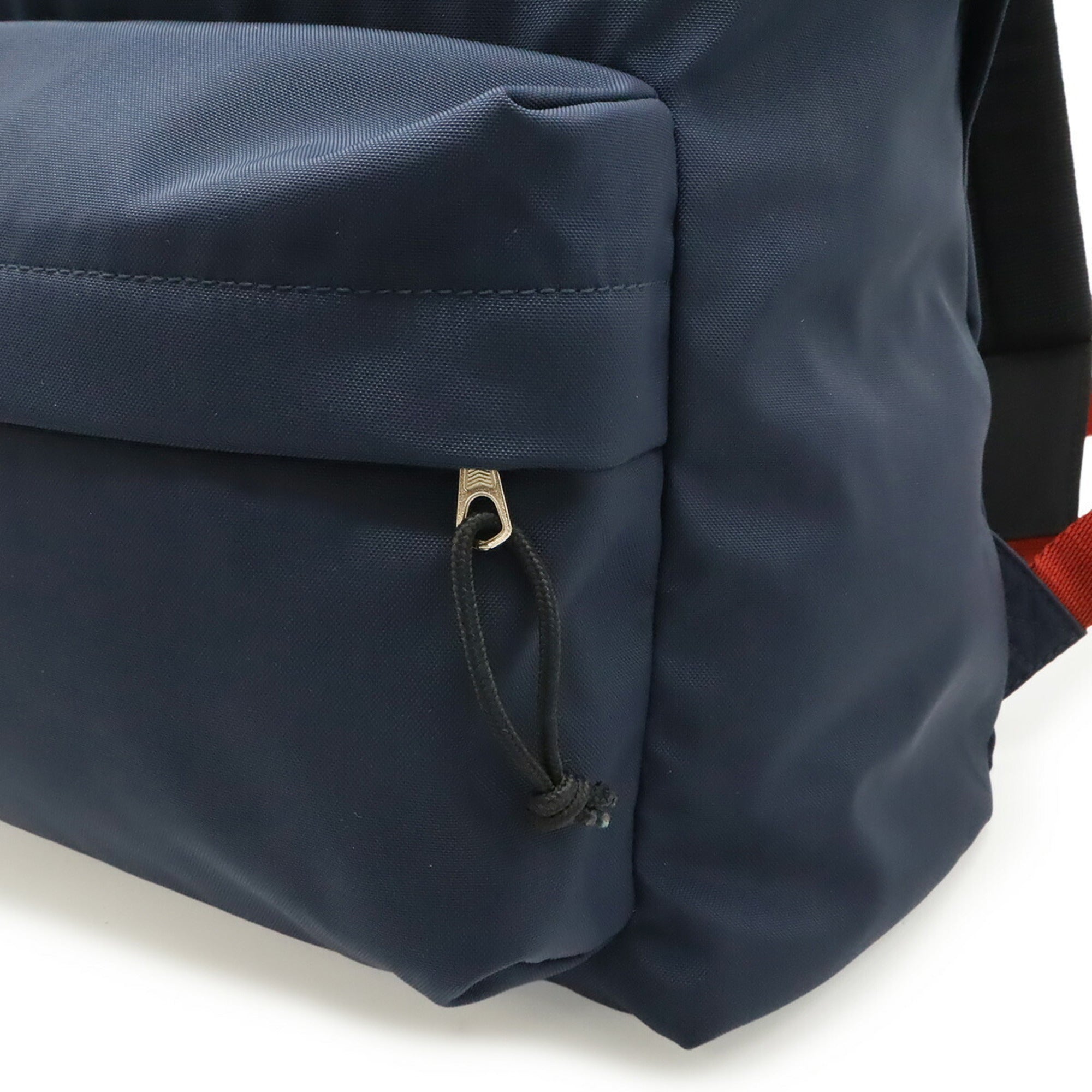Balenciaga Navy Red Color White Nylon Canvas Backpack (Pre-Owned)