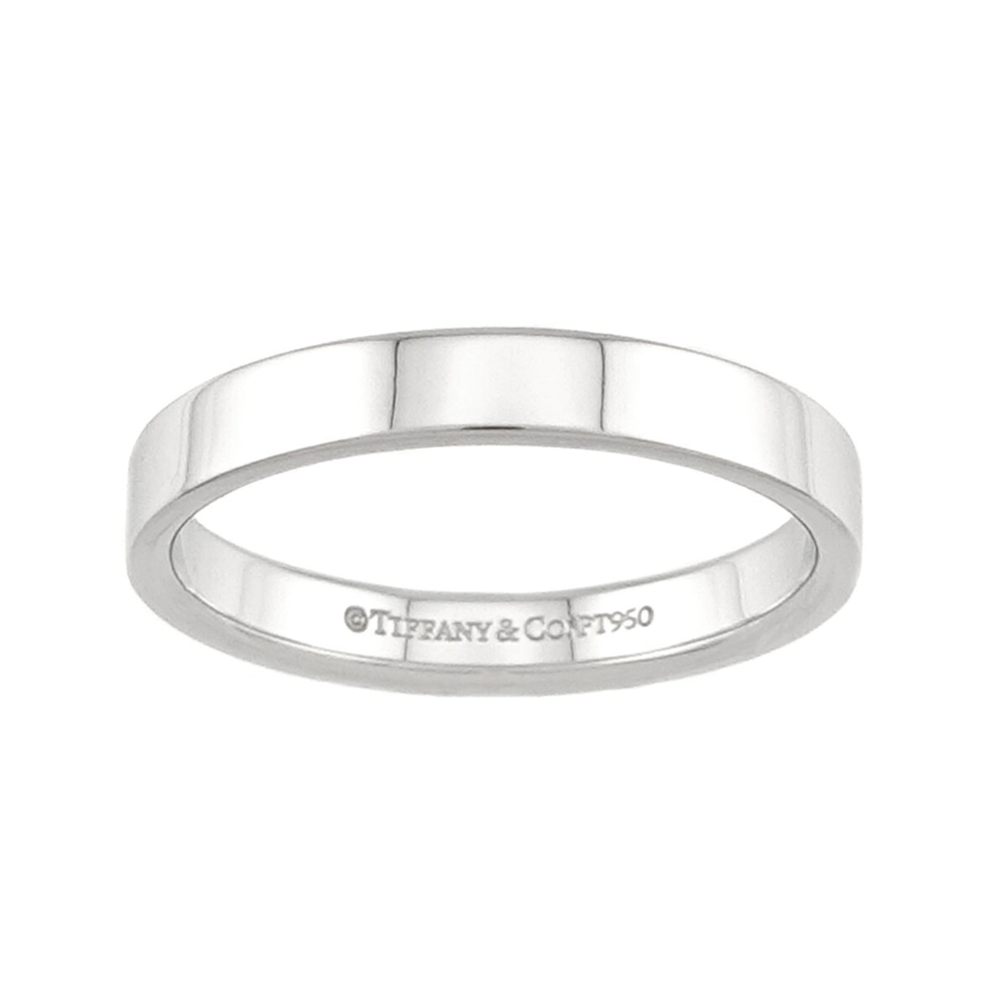 Tiffany Platinum 950 Band Ring (Pre-Owned)