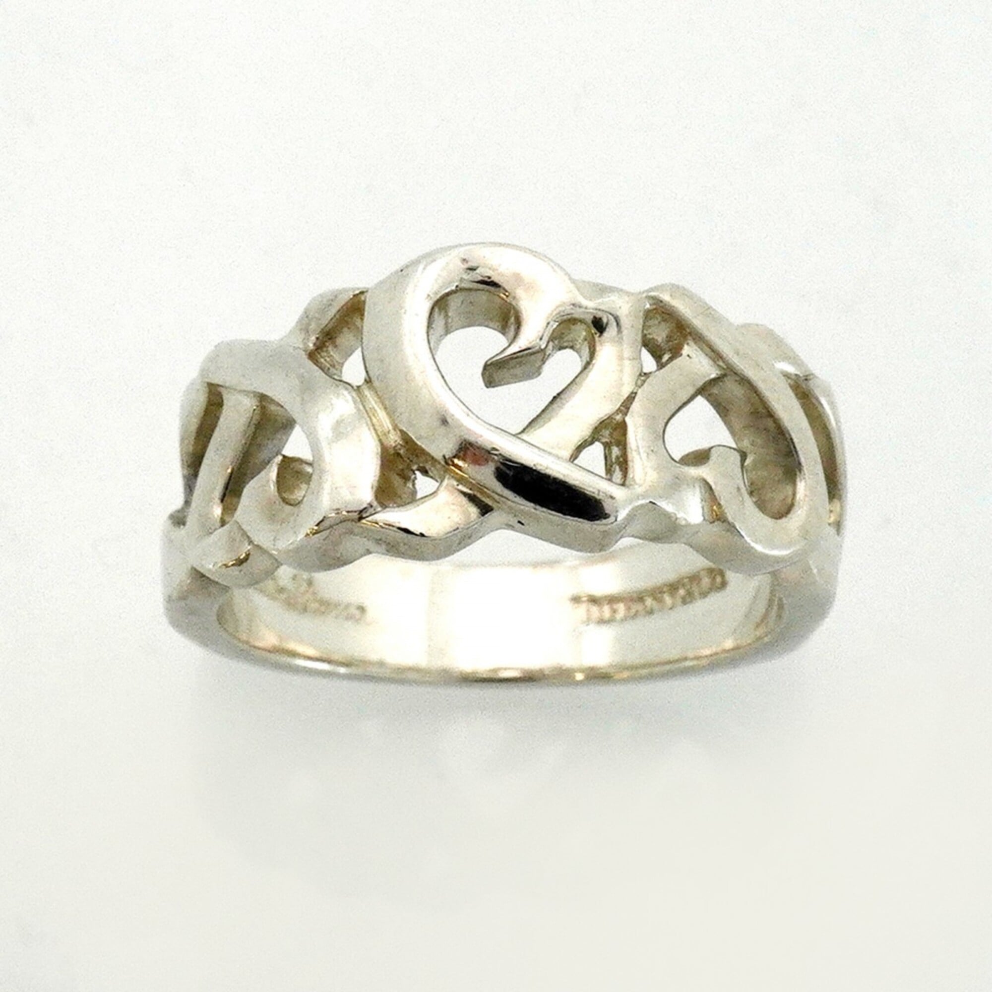 Tiffany Silver 925 Band Ring (Pre-Owned)