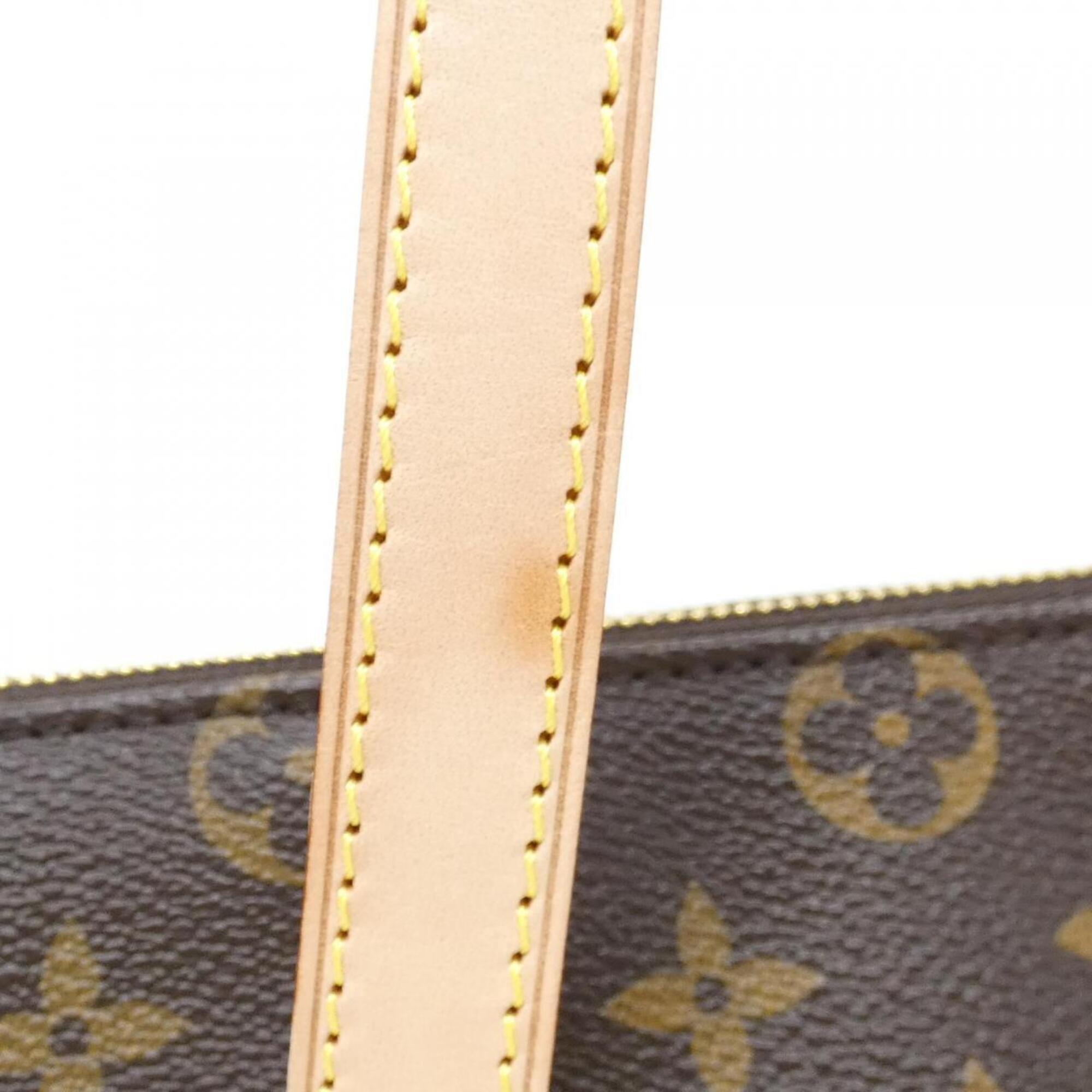 Louis Vuitton Marron Coated Canvas Handbag (Pre-Owned)