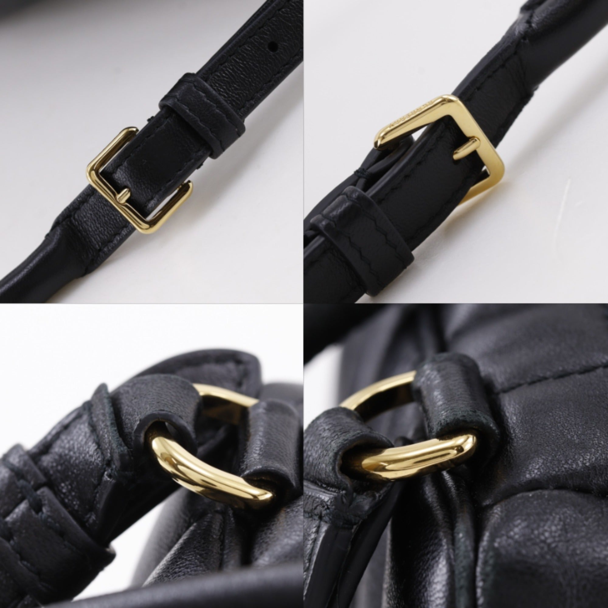 Burberry Black Leather Backpack (Pre-Owned)