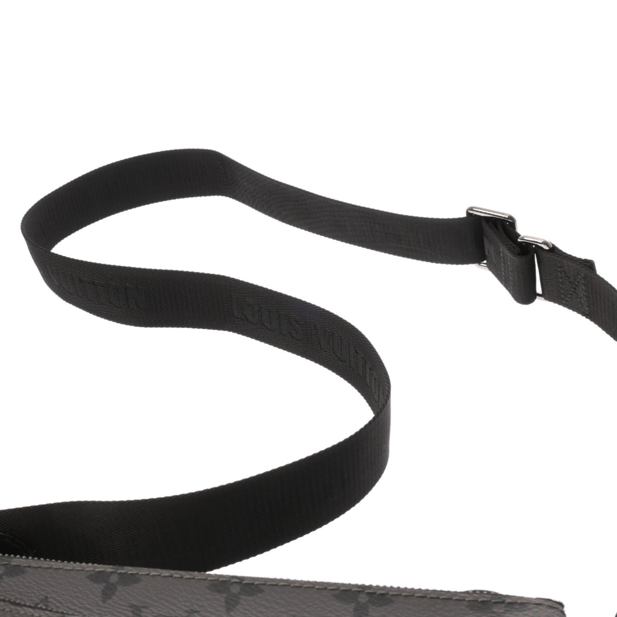 Louis Vuitton Black Gray Monogram Eclipse Shoulder Bag (Pre-Owned)
