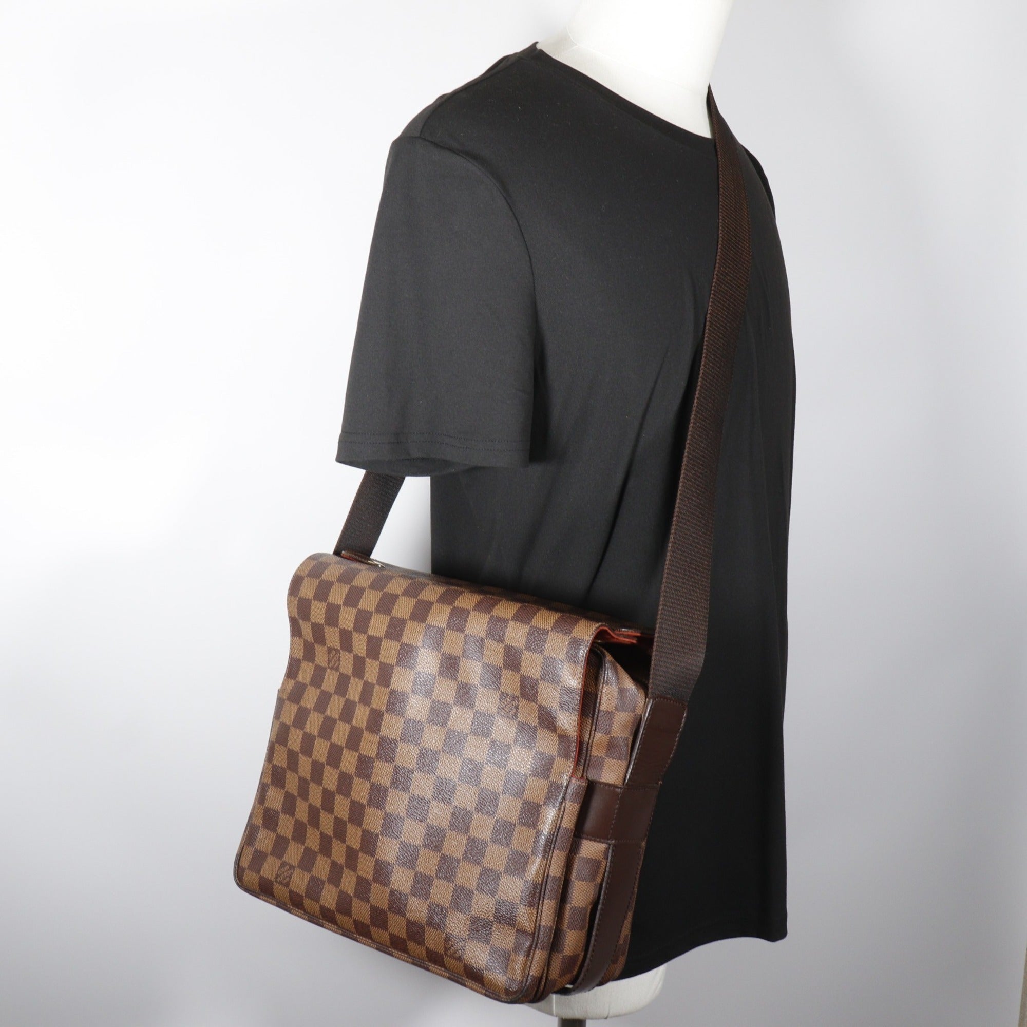 Louis Vuitton Brown Damier Canvas Shoulder Bag (Pre-Owned)